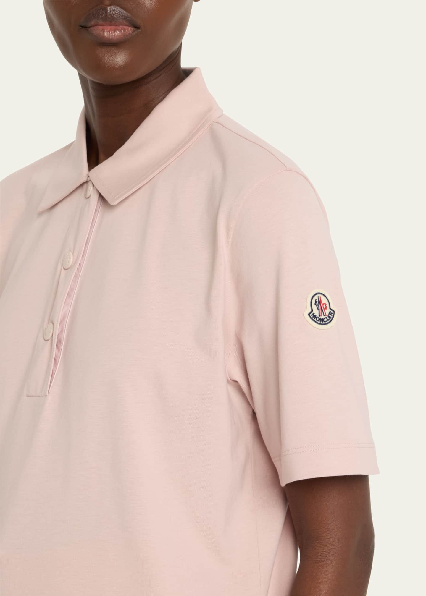 Moncler Short-Sleeve Polo Shirt Image 5 of 5