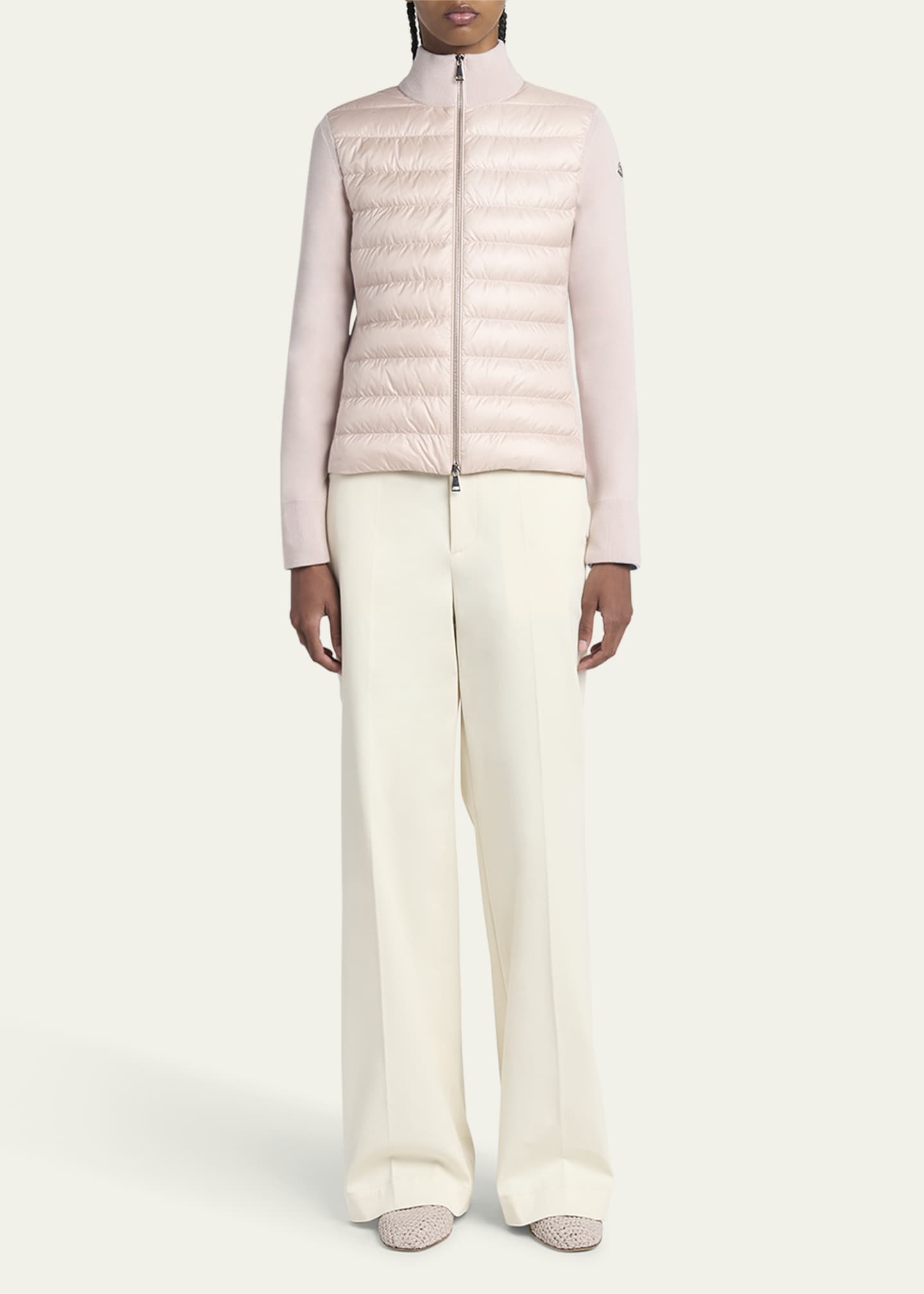 Moncler Padded Wool Cardigan Image 2 of 5