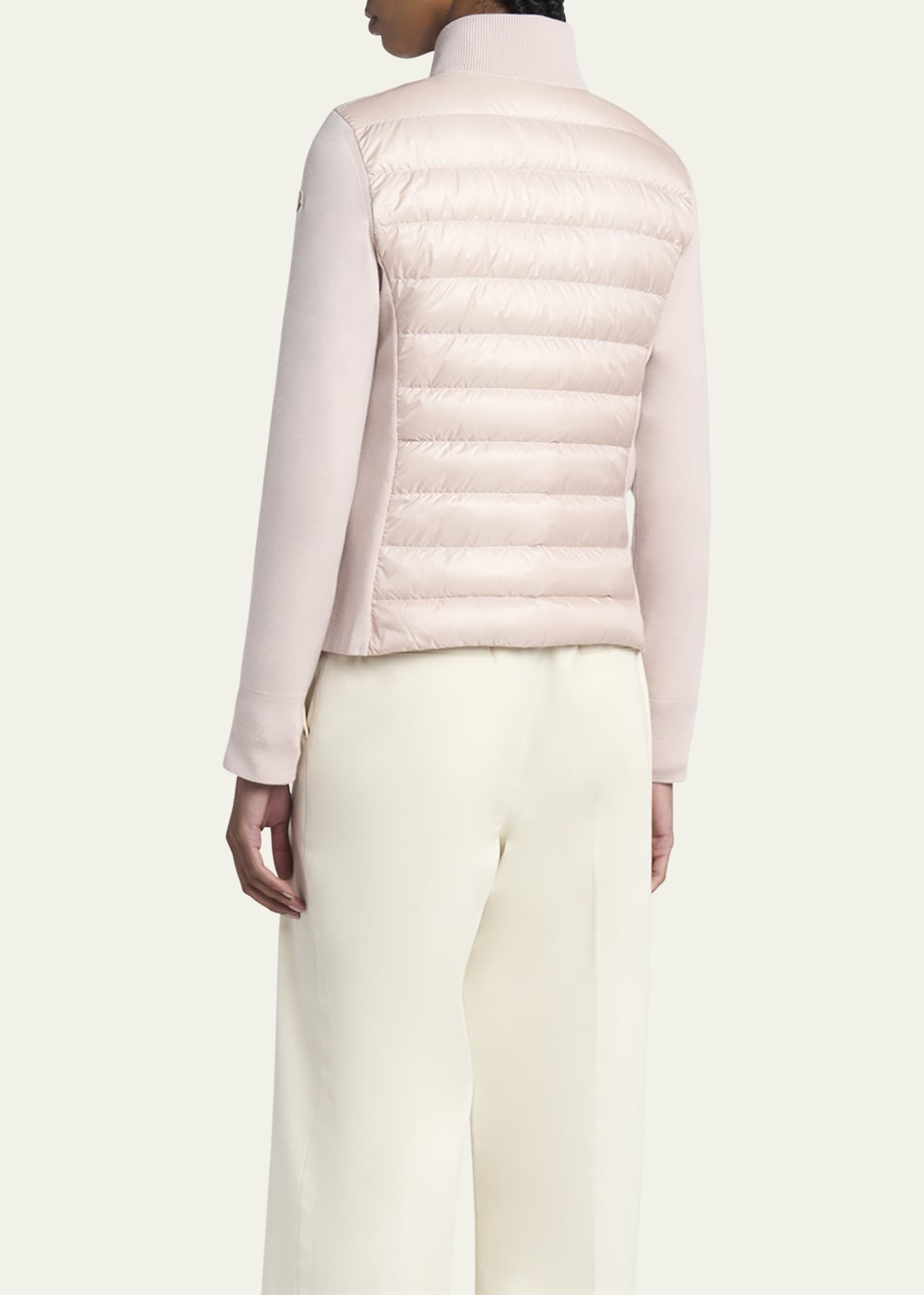 Moncler Padded Wool Cardigan Image 3 of 5