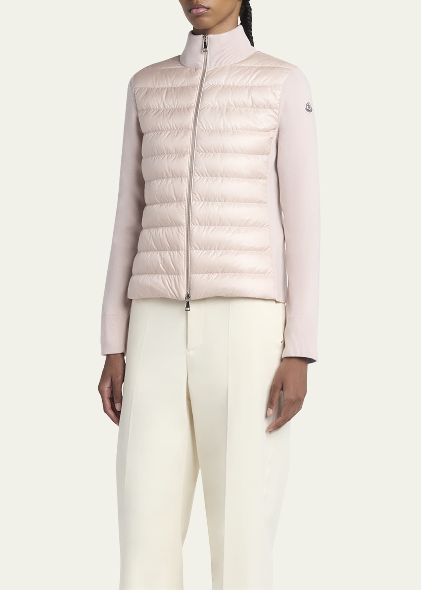 Moncler Padded Wool Cardigan Image 4 of 5