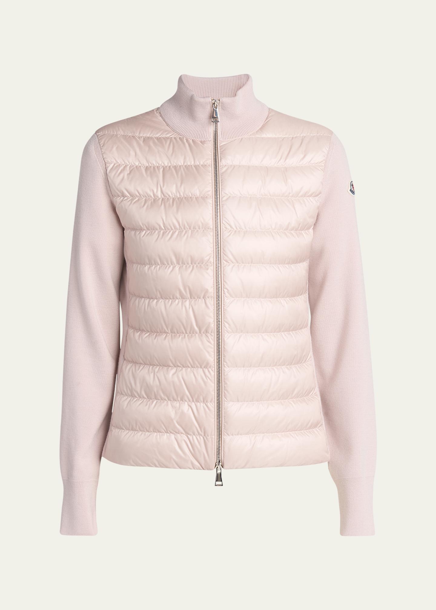 Moncler Padded Wool Cardigan - Bergdorf Goodman
