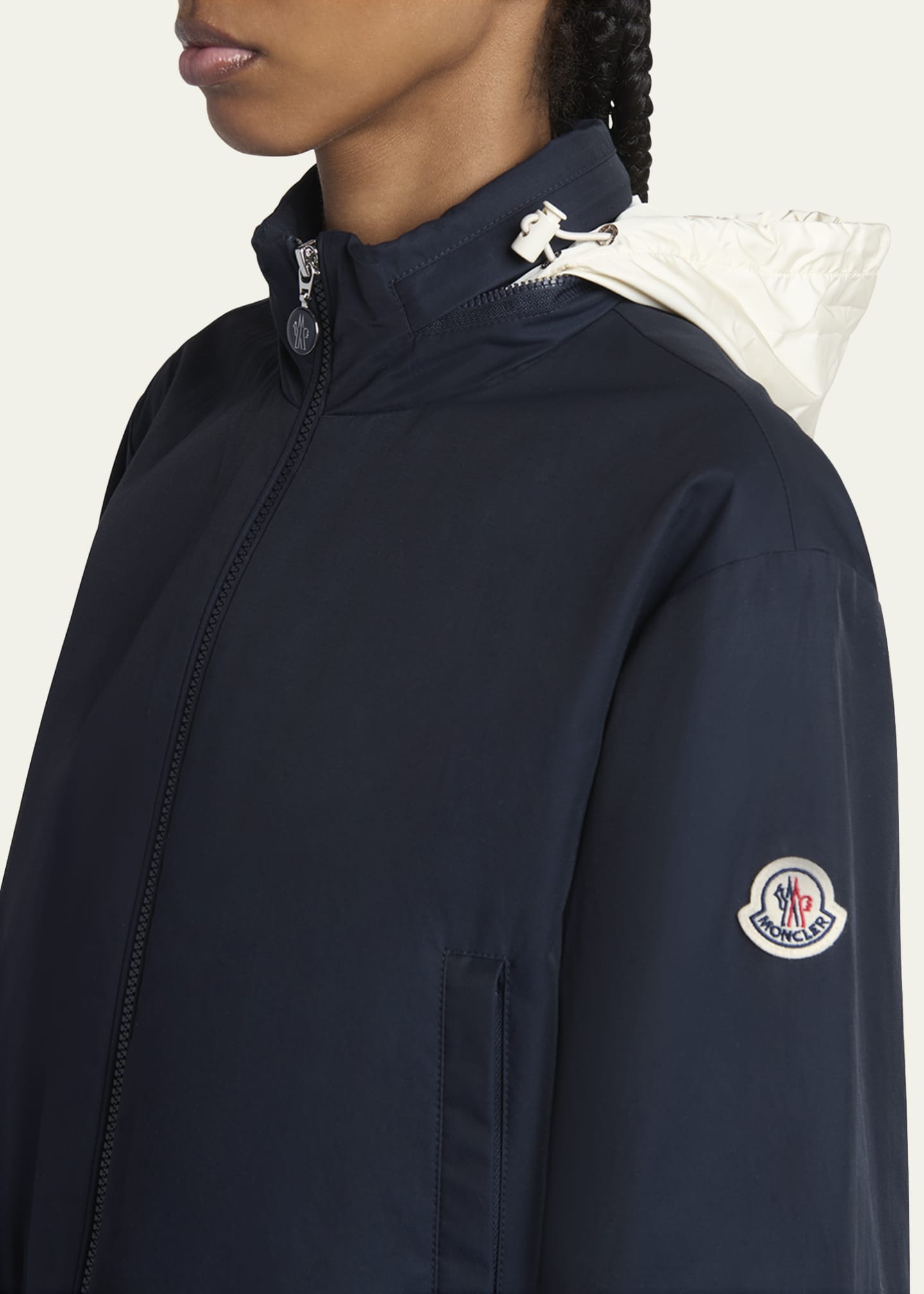 Moncler Janze Jacket with Pull-Out Hood Image 5 of 5
