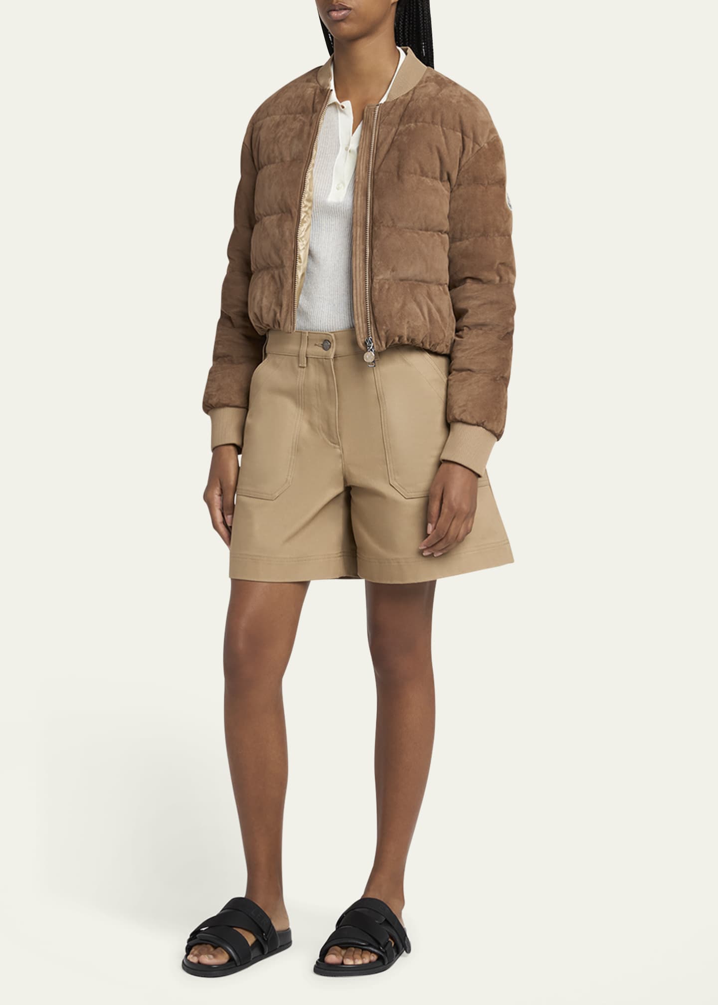Pollet Suede Bomber Jacket