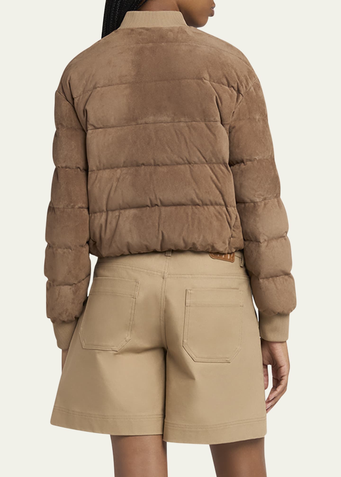 Pollet Suede Bomber Jacket