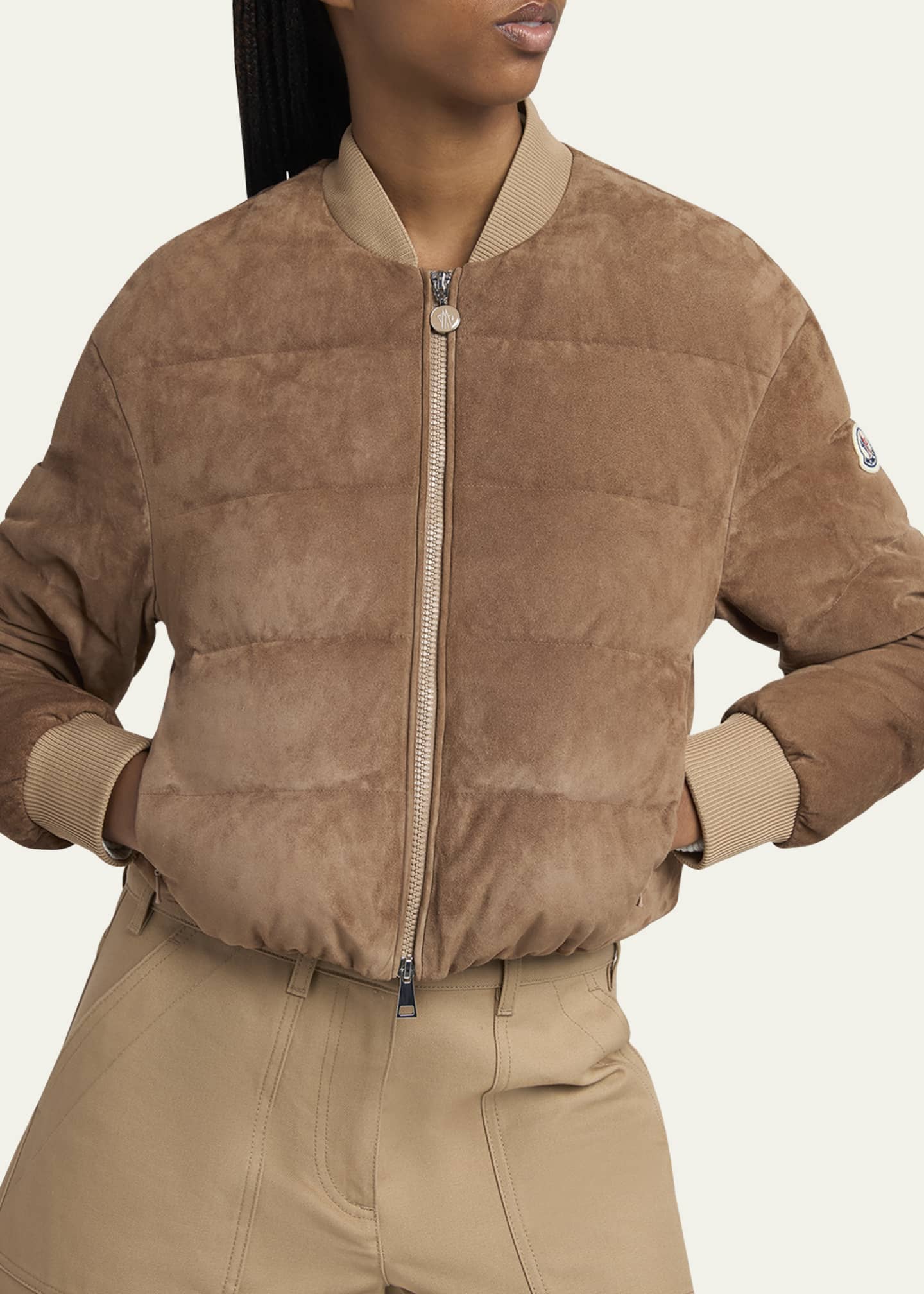 Pollet Suede Bomber Jacket
