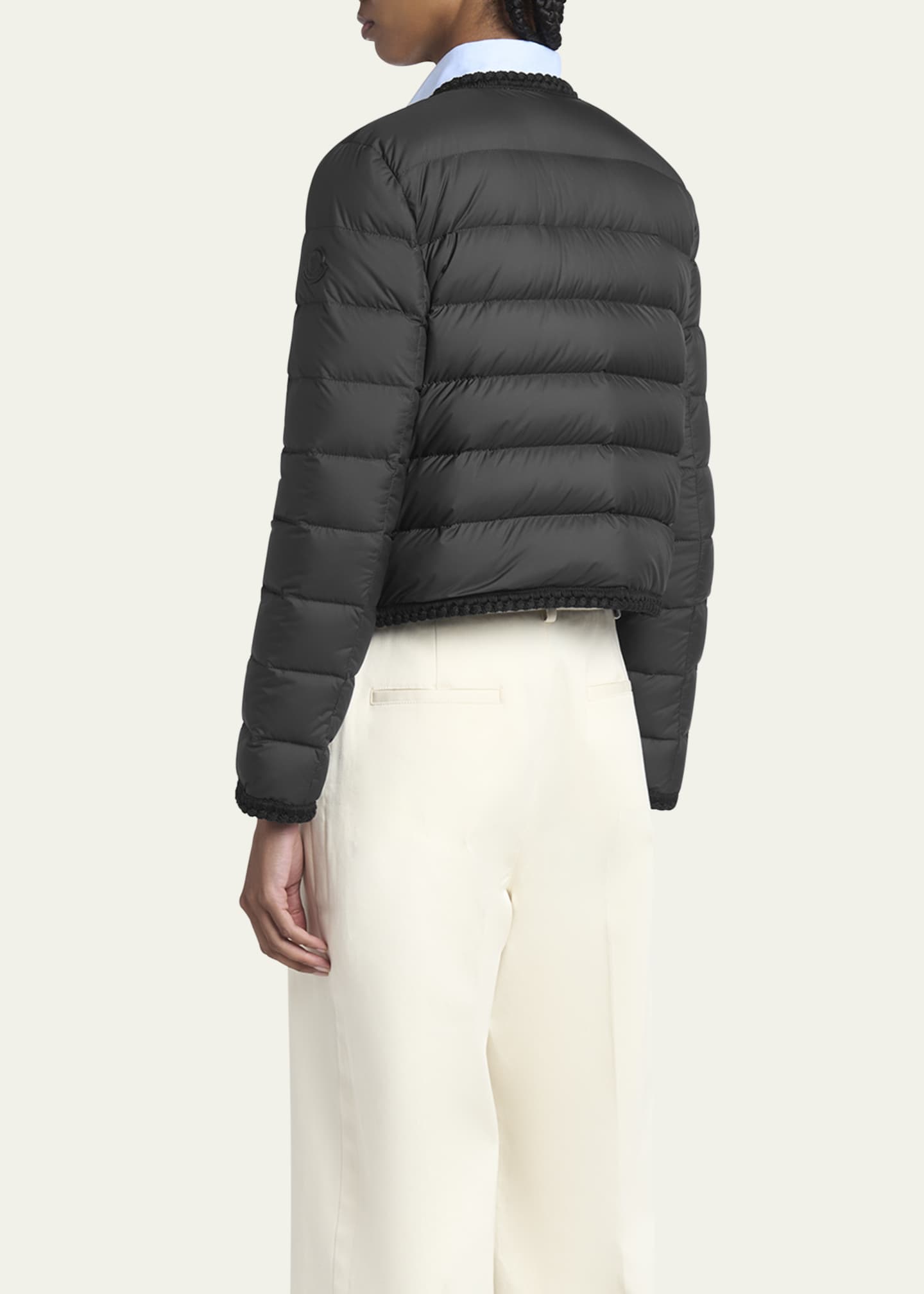 Moncler Gencay Braided Down Jacket Image 3 of 5