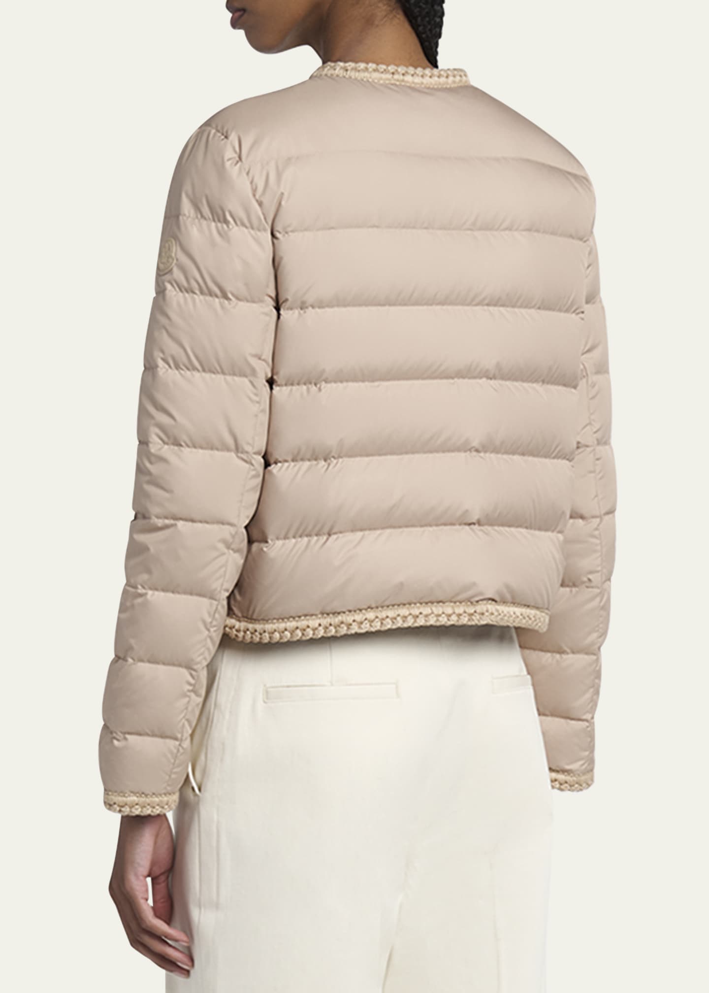 Moncler Gencay Braided Down Jacket Image 3 of 5