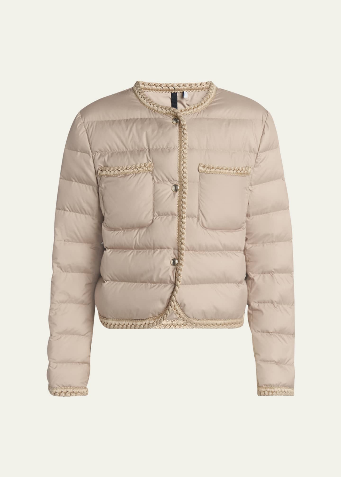 Moncler Gencay Braided Down Jacket Image 1 of 5