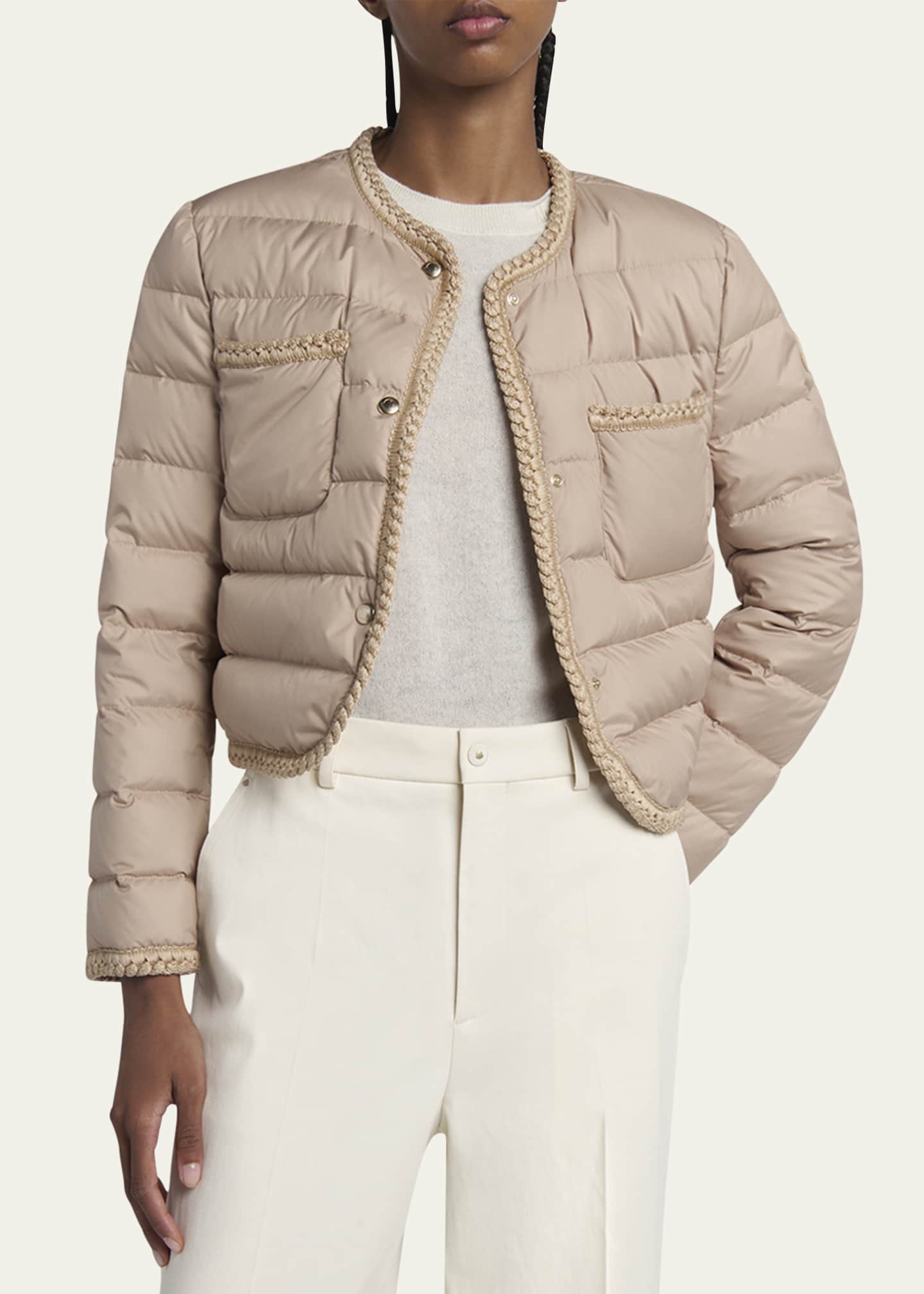 Moncler Gencay Braided Down Jacket Image 5 of 5