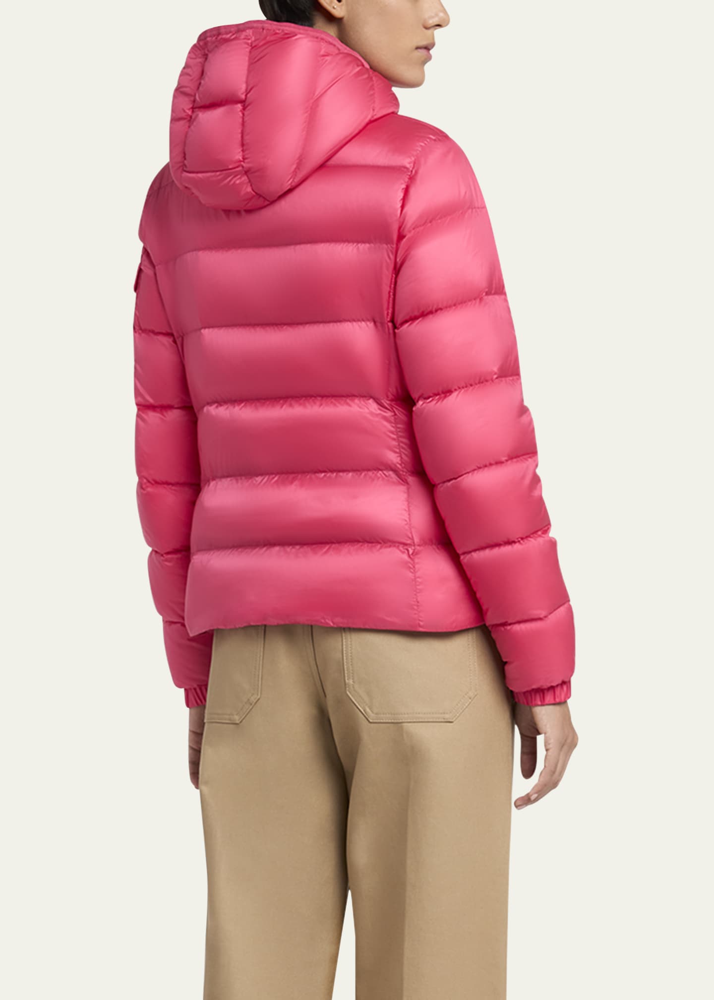 Moncler Gles Hooded Down Jacket Image 3 of 5