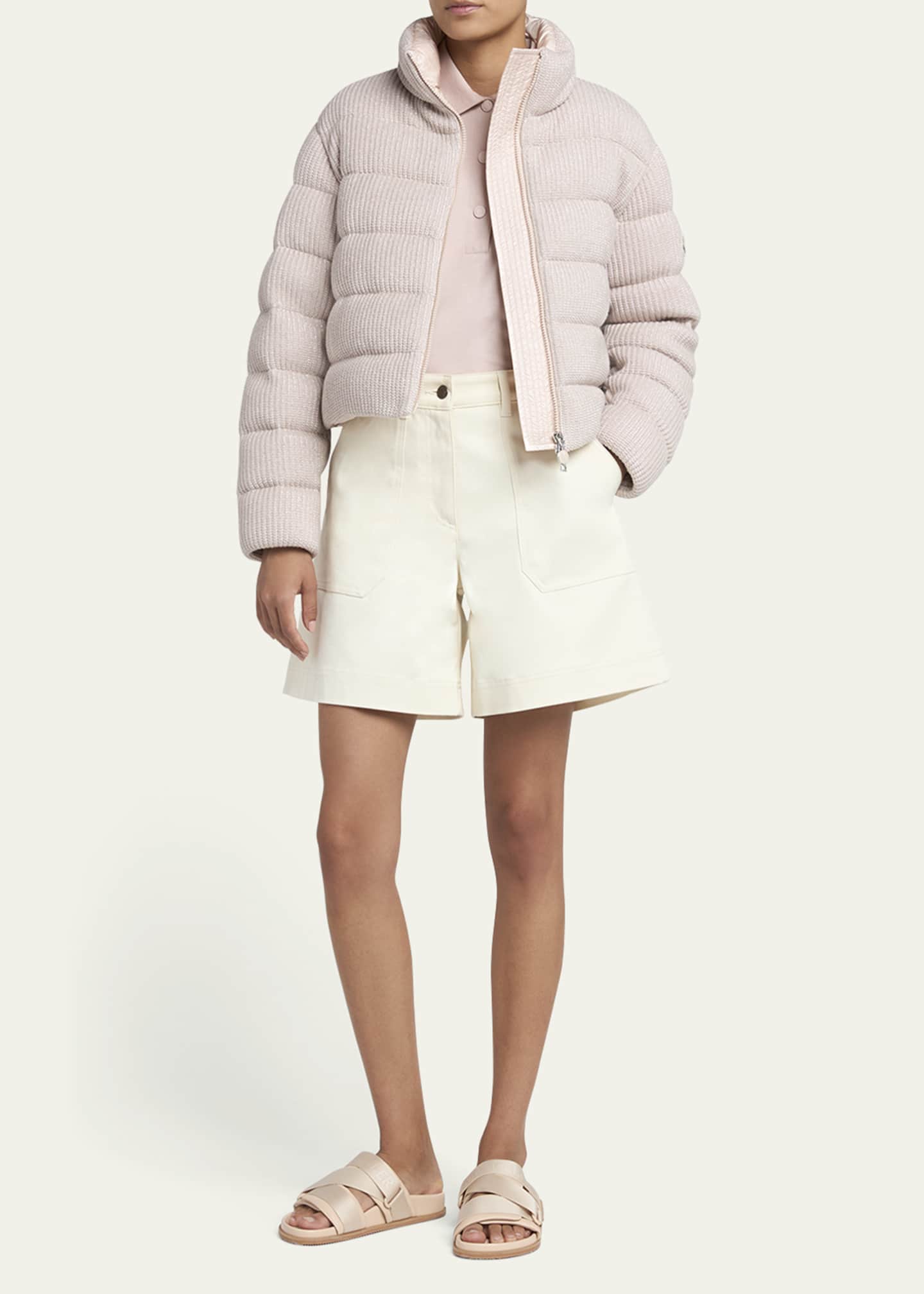 Moncler Thoiry Sparkly Down Puffer Jacket Image 2 of 5