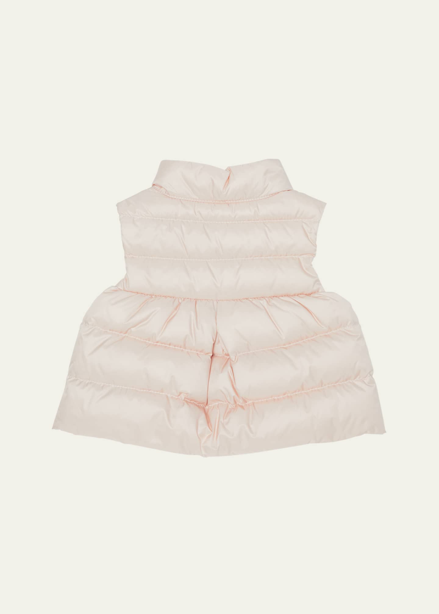 Moncler Girl's Hiva Down Puffer Vest, Size 6M-3 Image 2 of 3