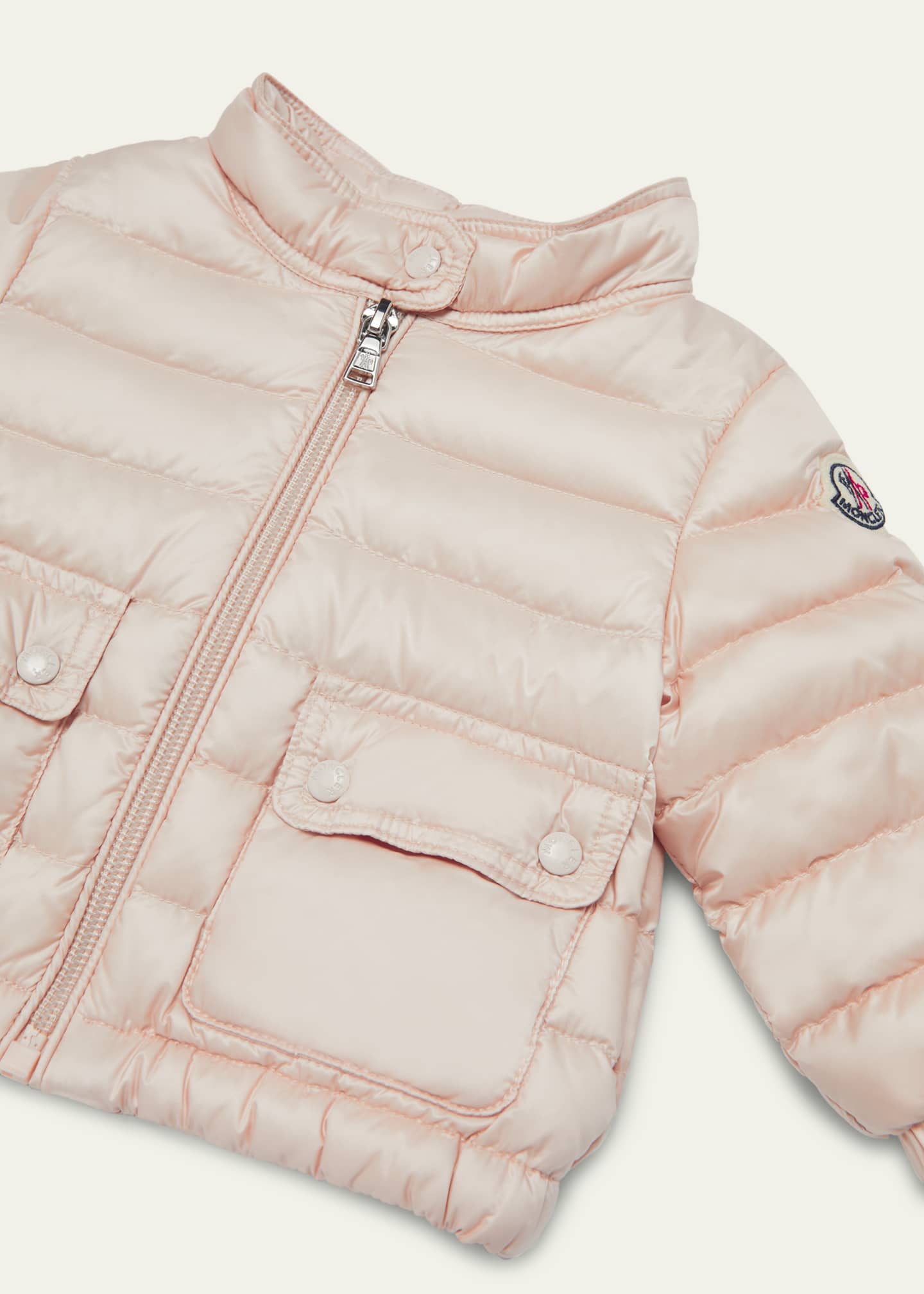 Moncler Girl's Lans Quilted Down Jacket, Size 9M-3 Image 3 of 3
