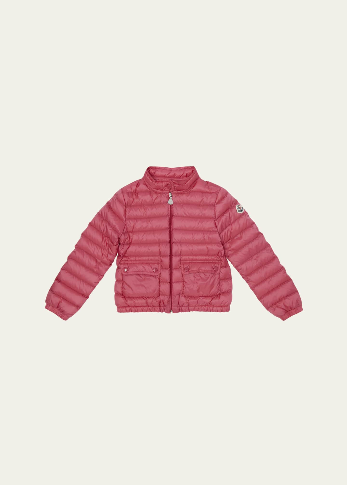 Moncler Girl's Lans Quilted Down Jacket, Size 12-14 Image 1 of 3