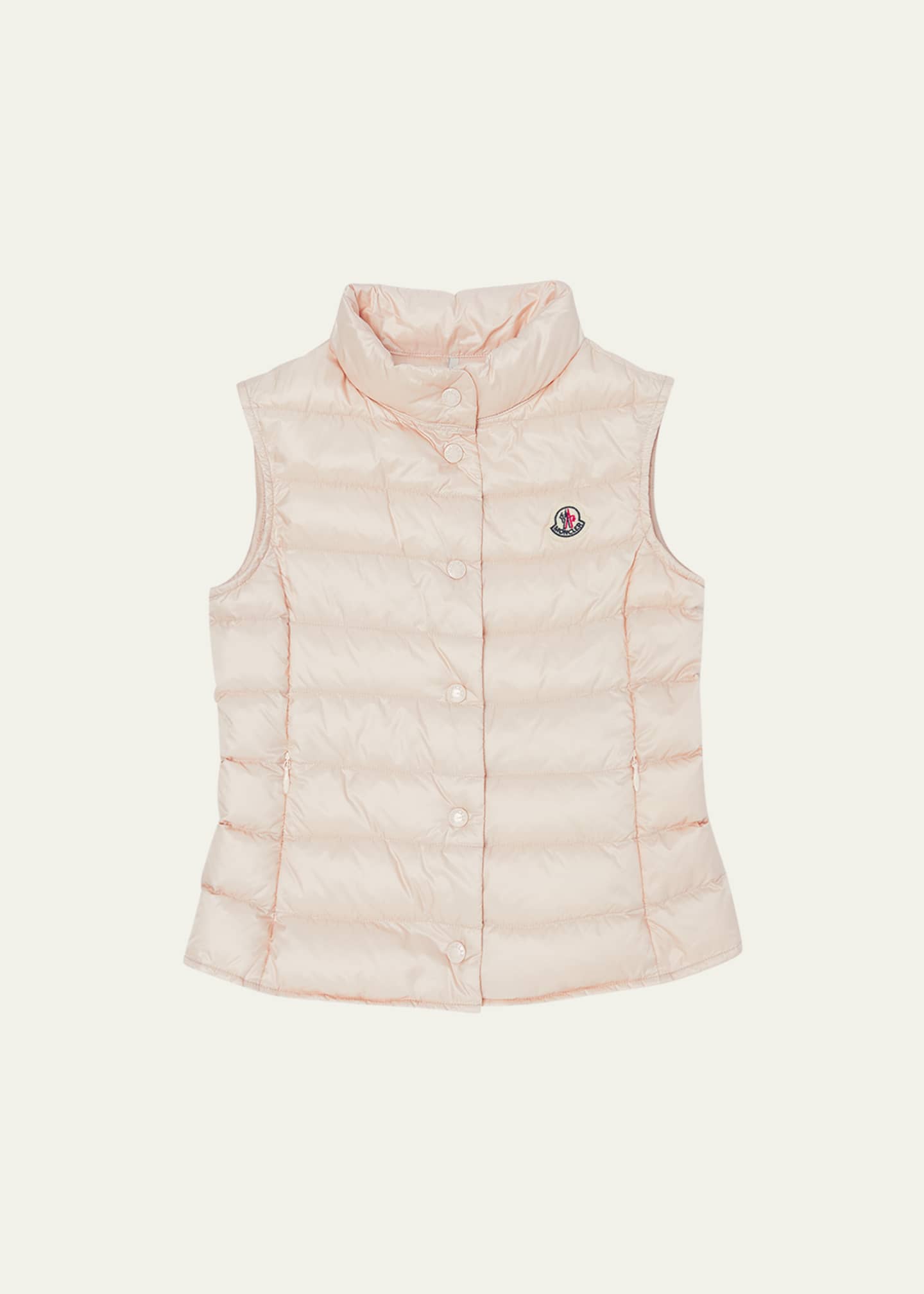 Moncler Girl's Liane Quilted Down Vest, Size 4-10 Image 1 of 3