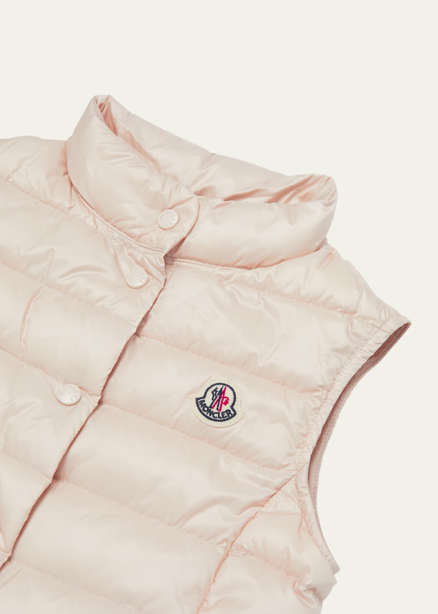 Moncler Girl's Liane Quilted Down Vest, Size 4-10 Image 3 of 3