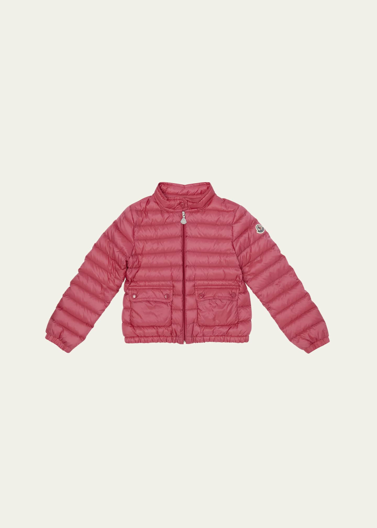 Moncler Girl's Lans Quilted Down Jacket, Size 4-10 Image 1 of 3