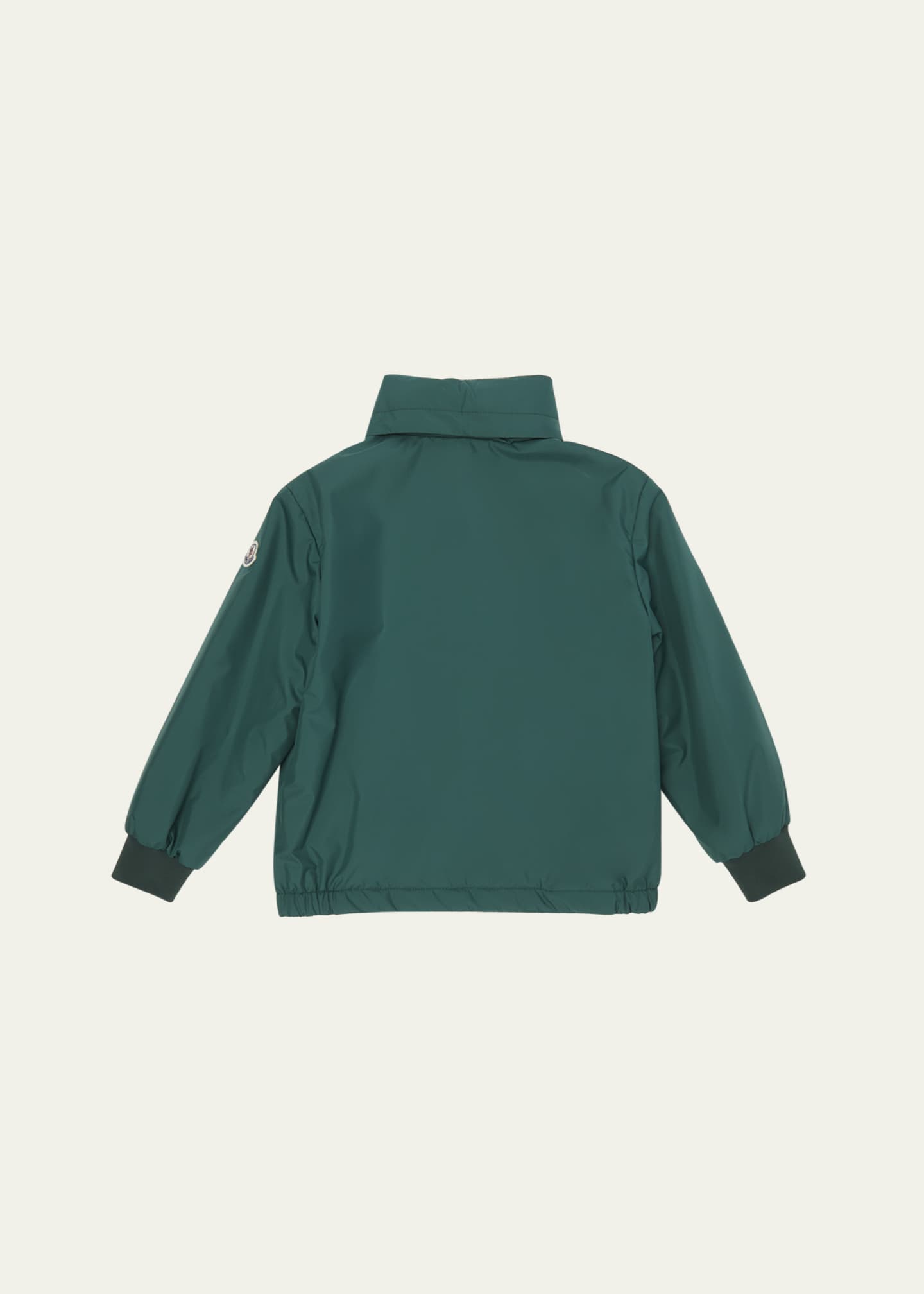 Moncler Boy's Corin Logo-Print Windbreaker, Size 4-6 Image 2 of 3