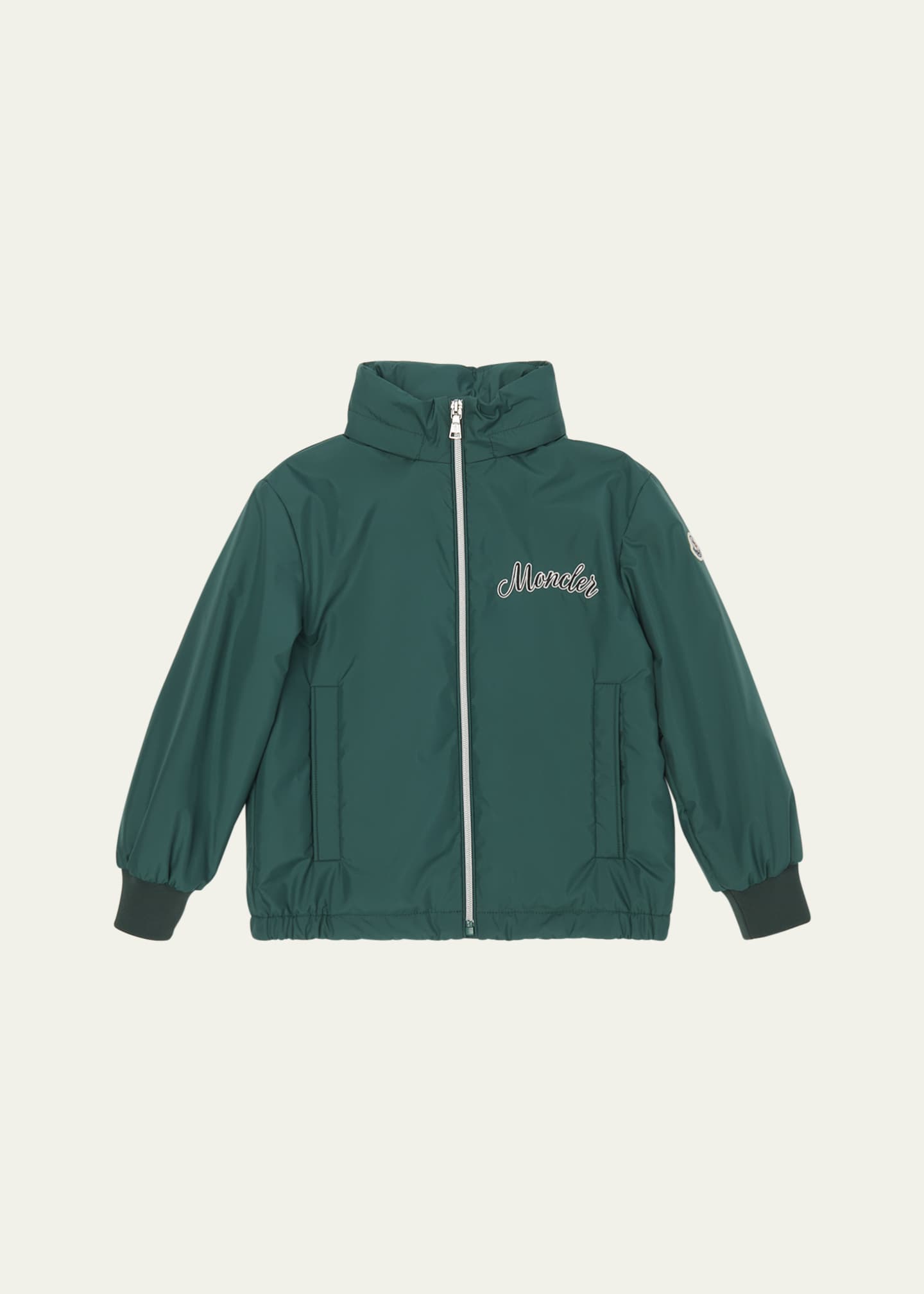 Moncler Boy's Corin Logo-Print Windbreaker, Size 4-6 Image 1 of 3