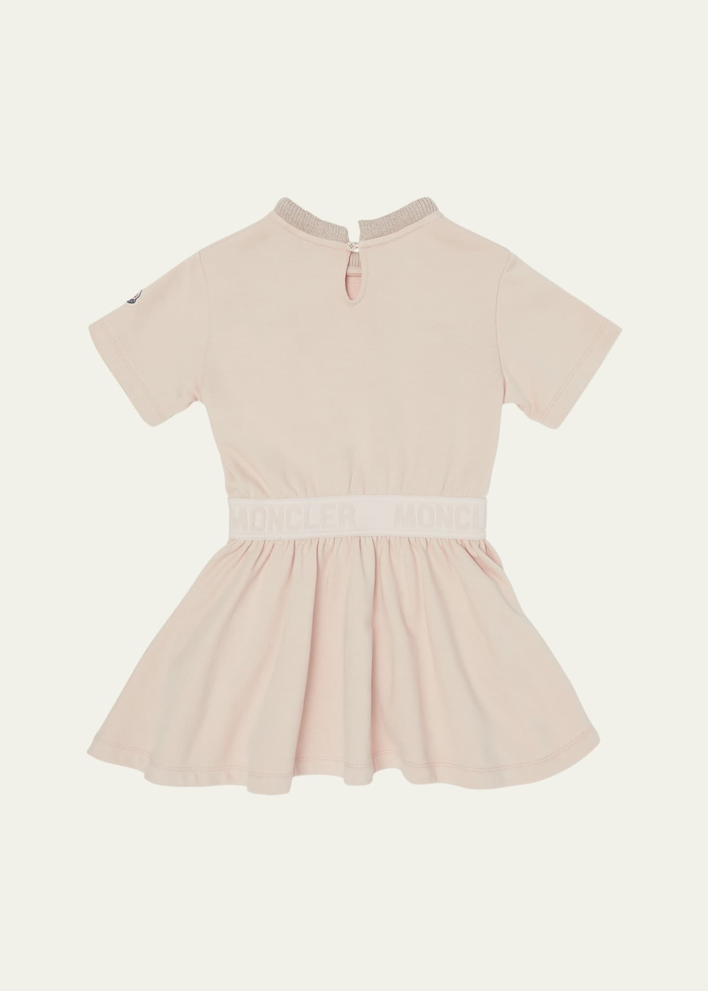 Moncler Girl's Logo-Printed Dress, Size 4-6 Image 2 of 3