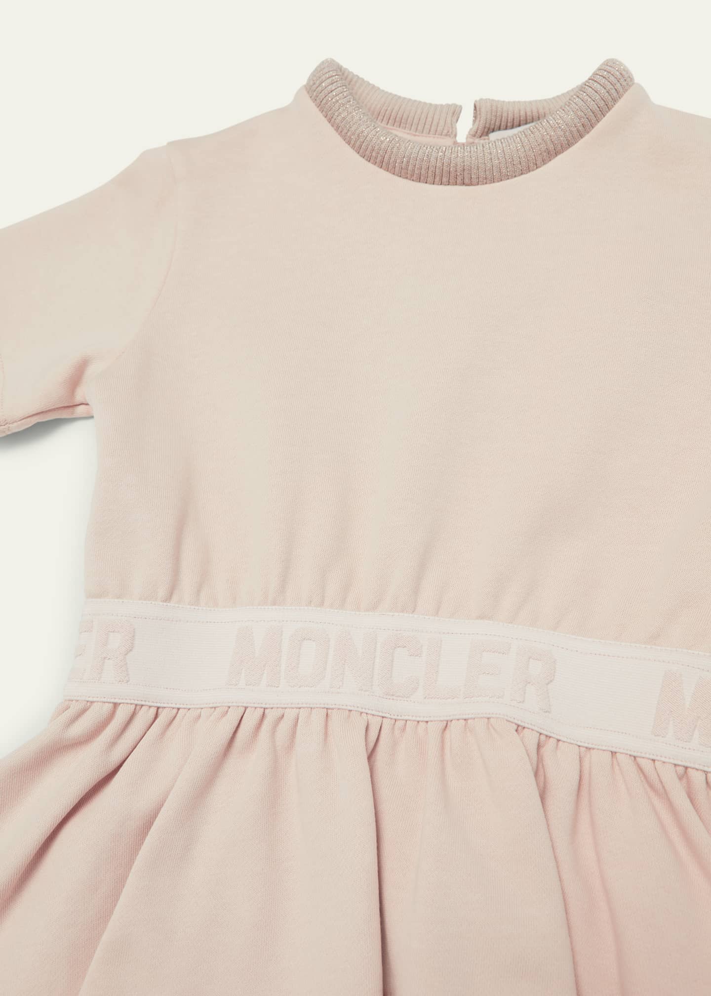 Moncler Girl's Logo-Printed Dress, Size 4-6 Image 3 of 3