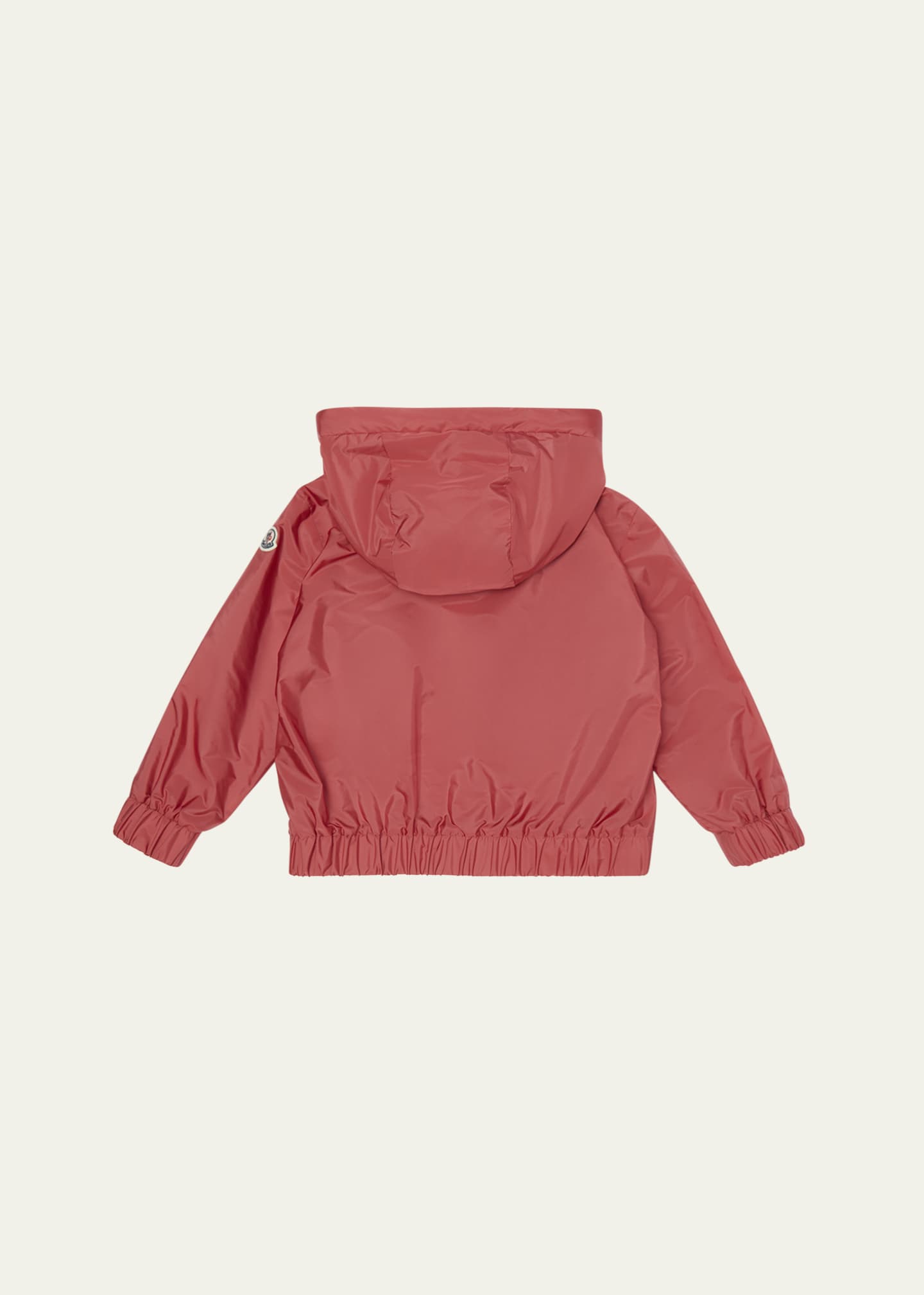 Moncler Girl's Lilianna Jacket W/ Logo Bell, Size 8-10 Image 2 of 3