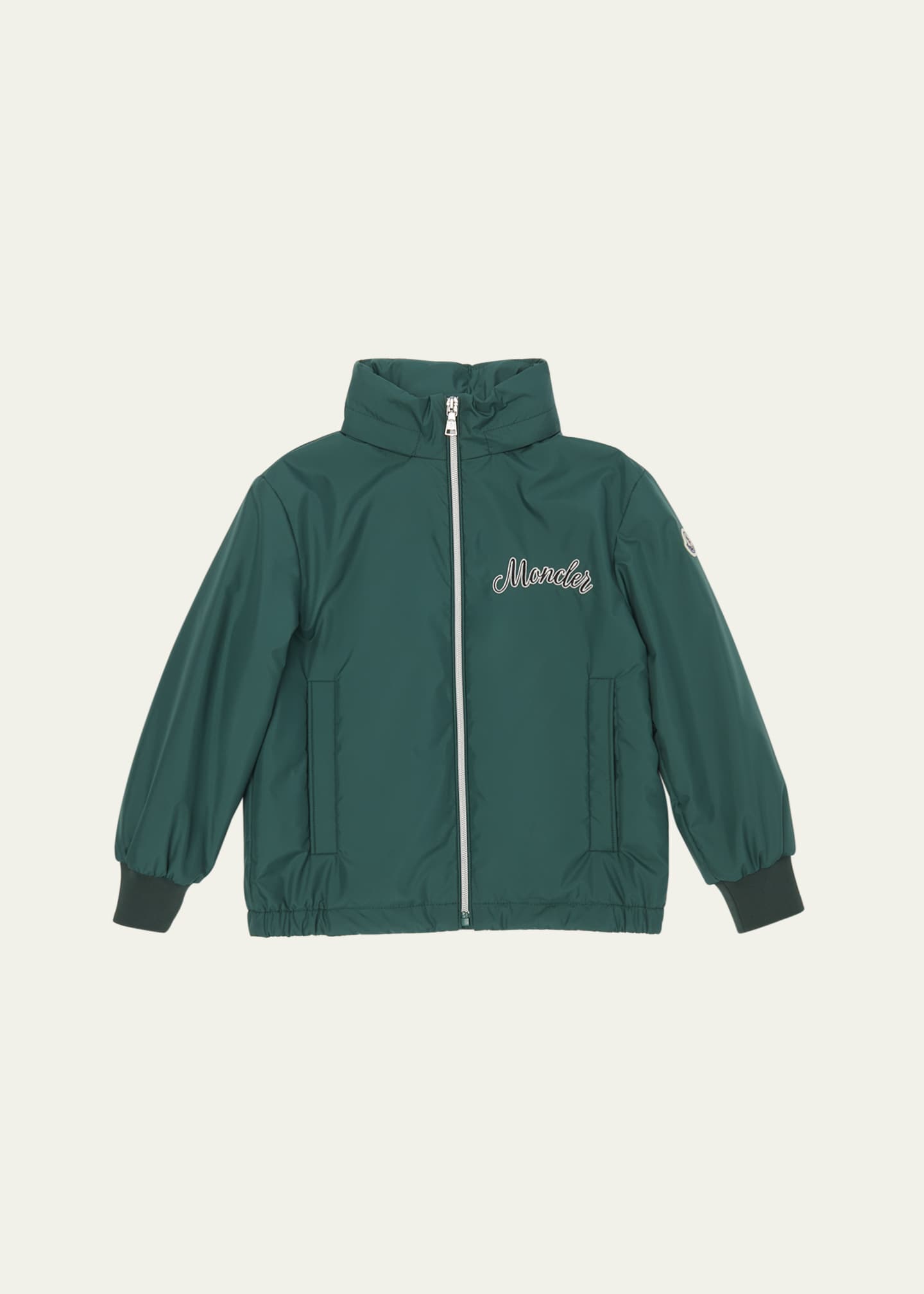 Moncler Boy's Corin Logo-Print Windbreaker, Size 12-14 Image 1 of 3