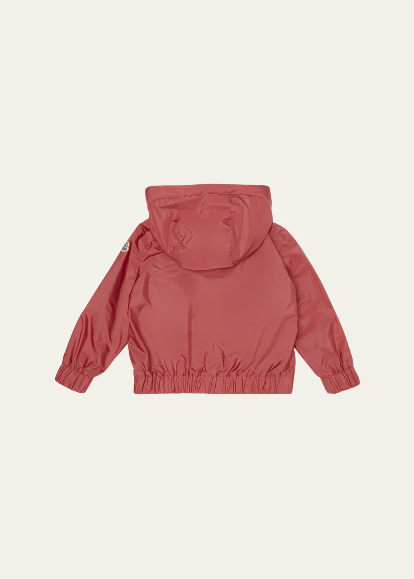 Moncler Girl's Lilianna Jacket W/ Logo Bell, Size 12-14 Image 2 of 3
