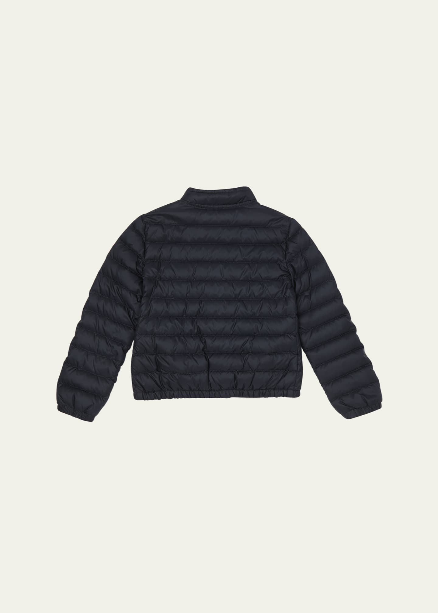 Moncler Girl's Lans Quilted Down Jacket, Size 4-6 Image 2 of 3