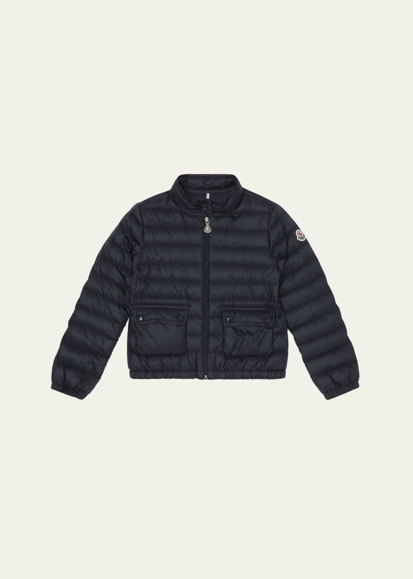 Moncler Girl's Lans Quilted Down Jacket, Size 4-6 Image 1 of 3