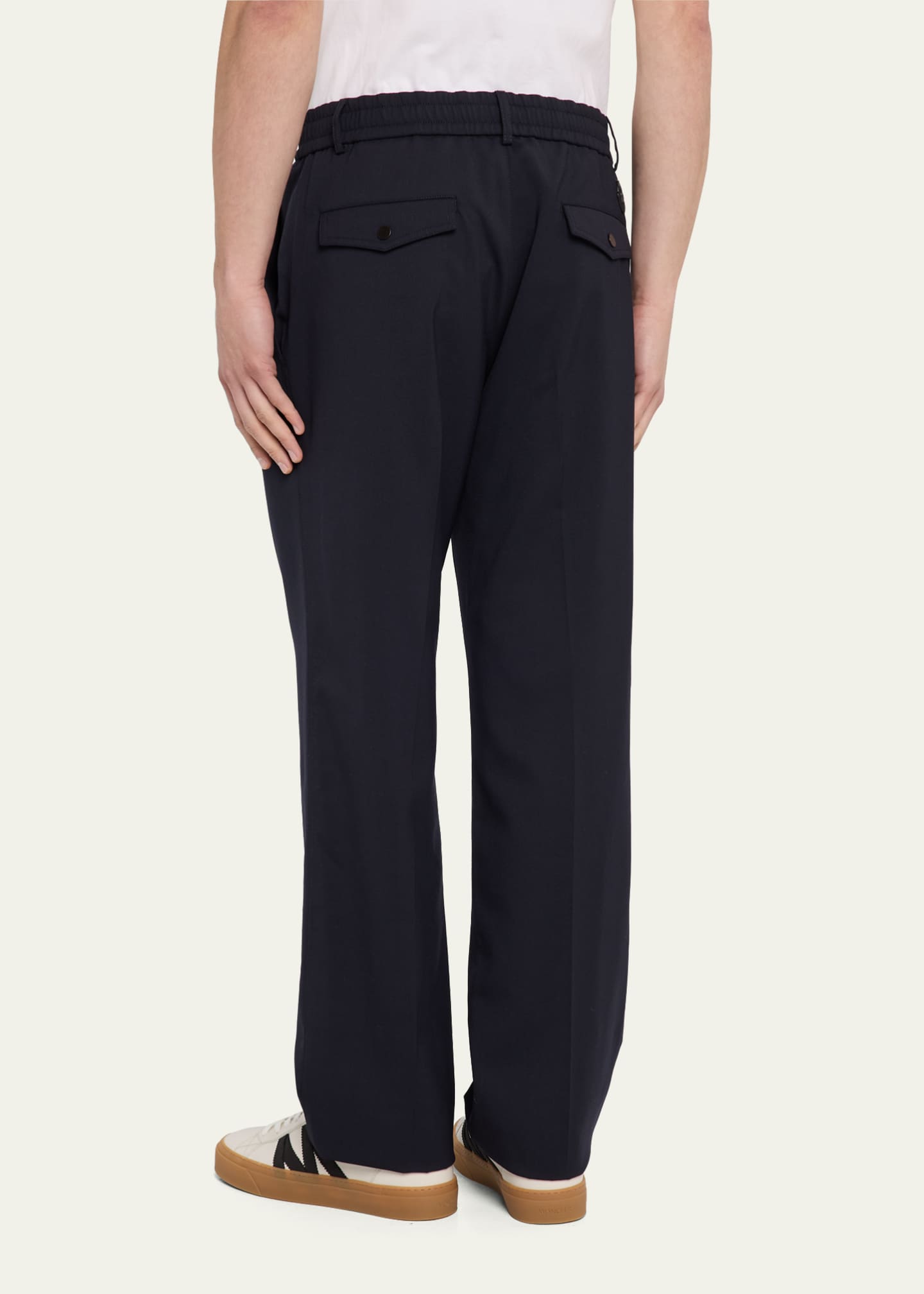 Moncler Men's Tailored Gabardine Pants Image 3 of 5