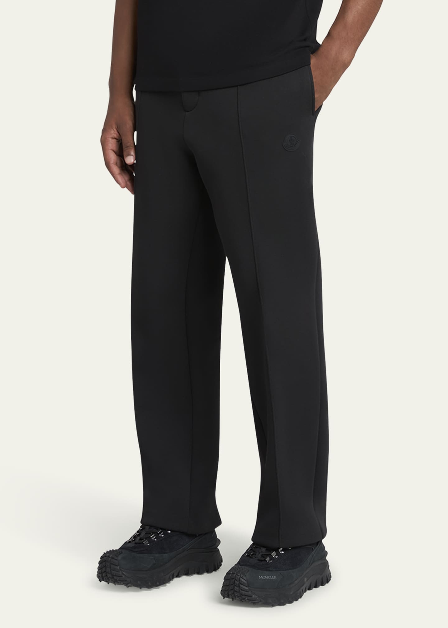 Moncler Men's Drawstring Pintuck Pants Image 4 of 5