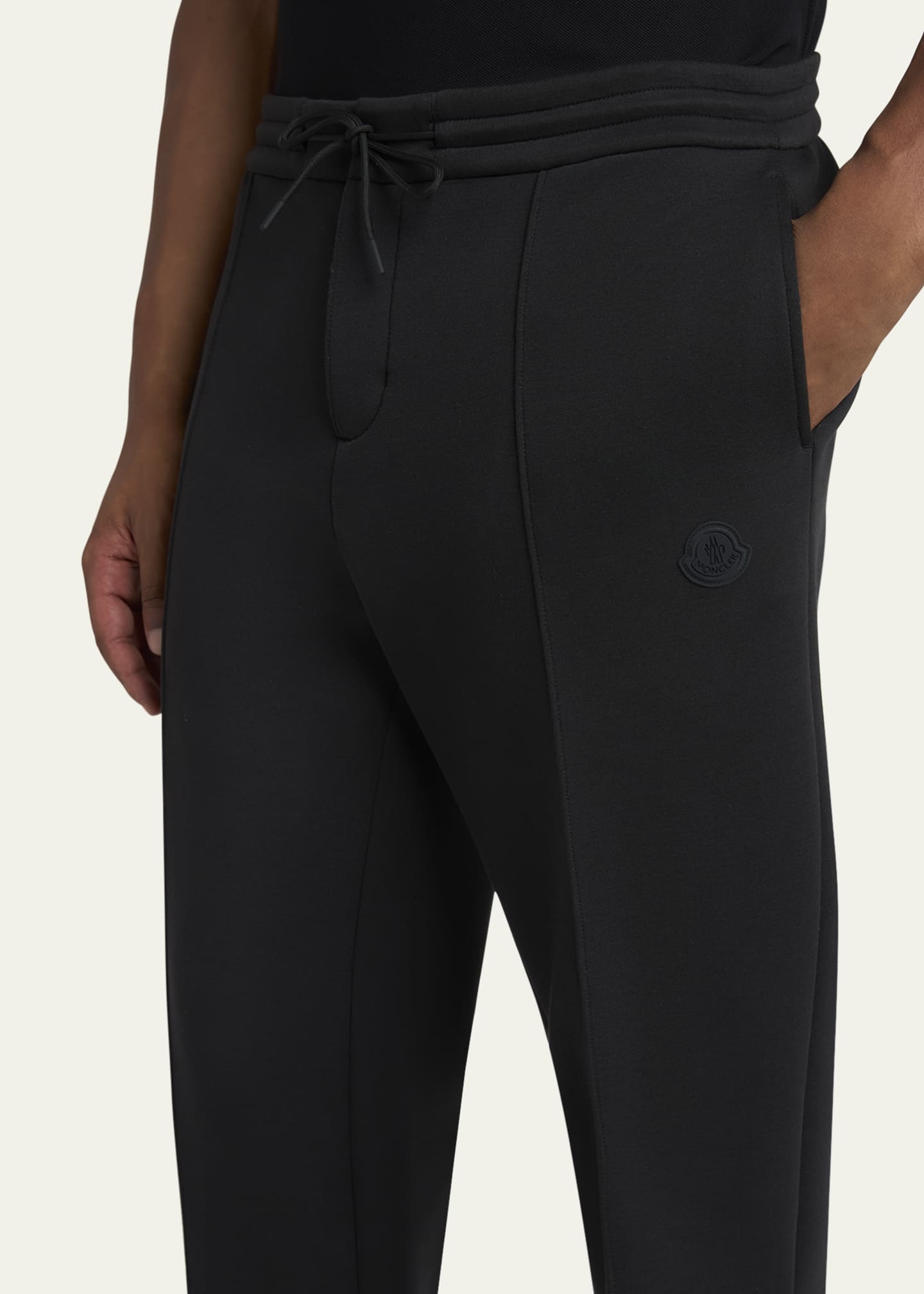 Moncler Men's Drawstring Pintuck Pants Image 5 of 5