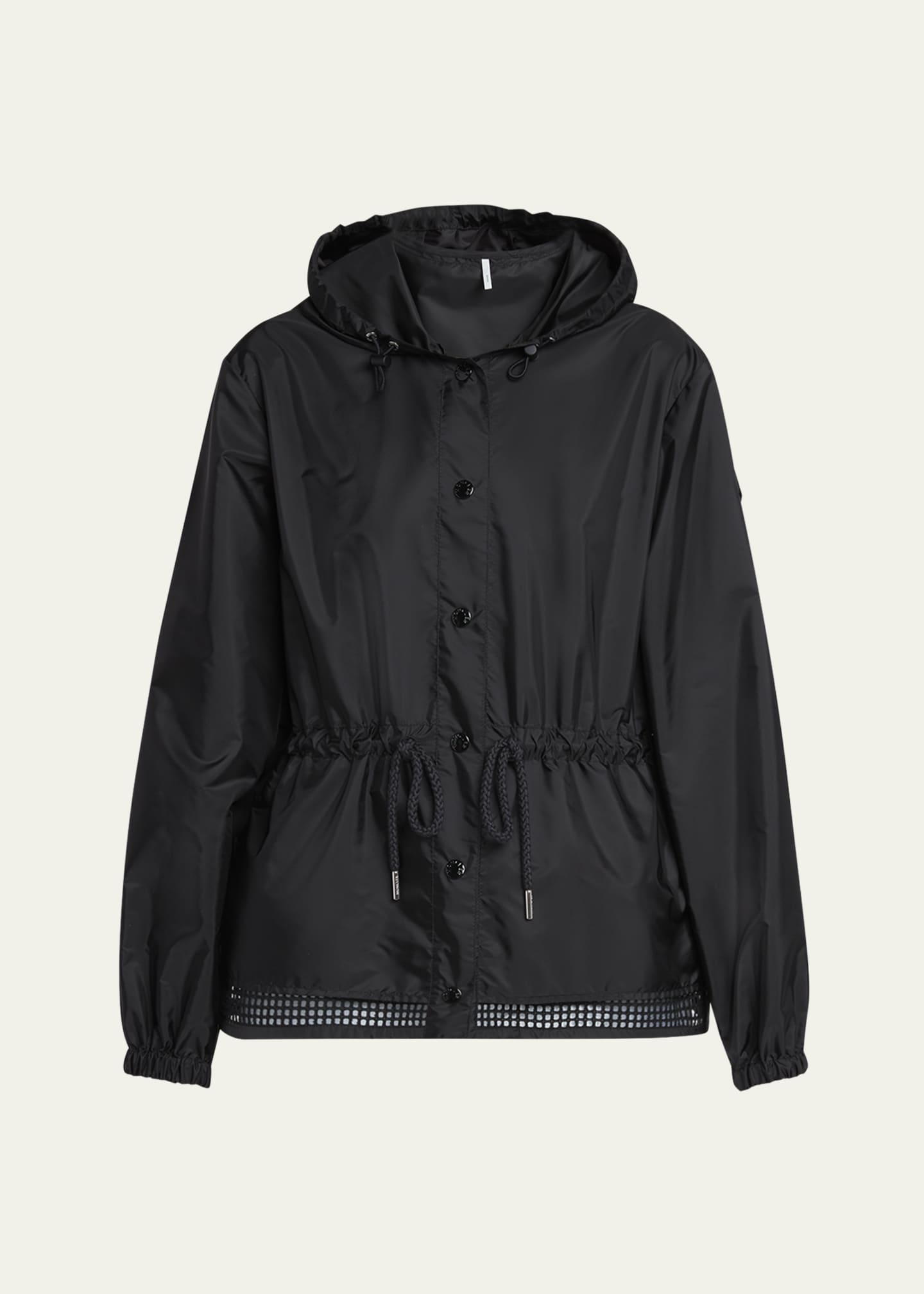 Moncler Rochebonne Hooded Drawstring Jacket Image 1 of 5