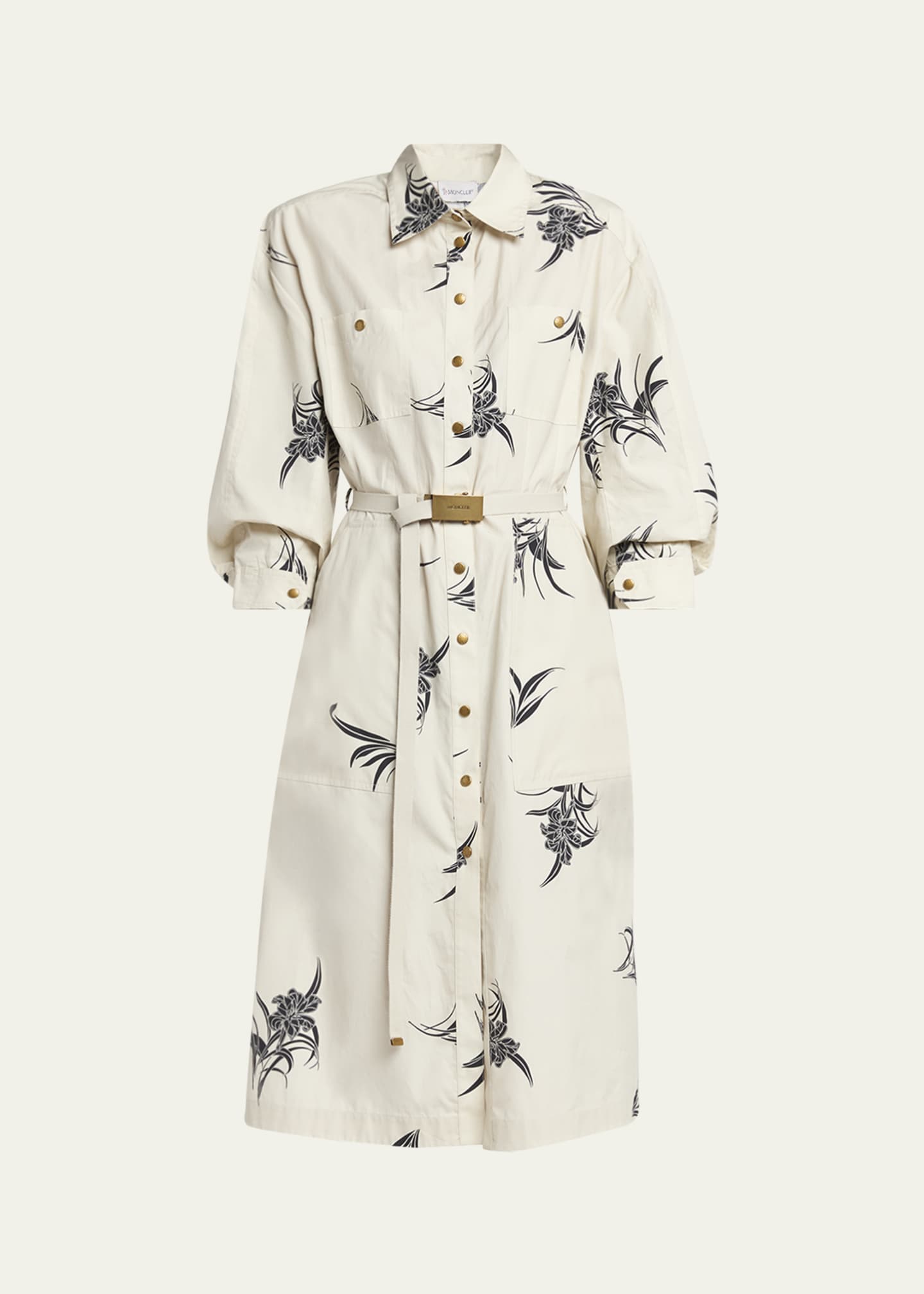 Moncler Printed Shirtdress Image 1 of 5