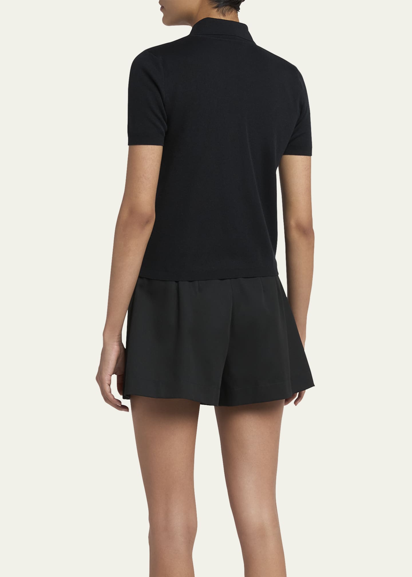 Moncler Short-Sleeve Polo Shirt Image 3 of 5