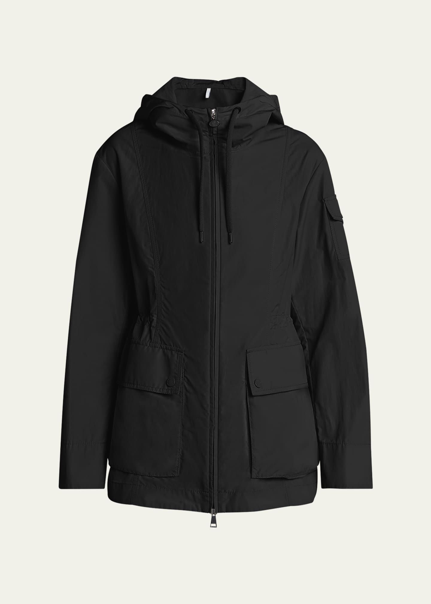Moncler Leandro Short Hooded Parka Image 1 of 5