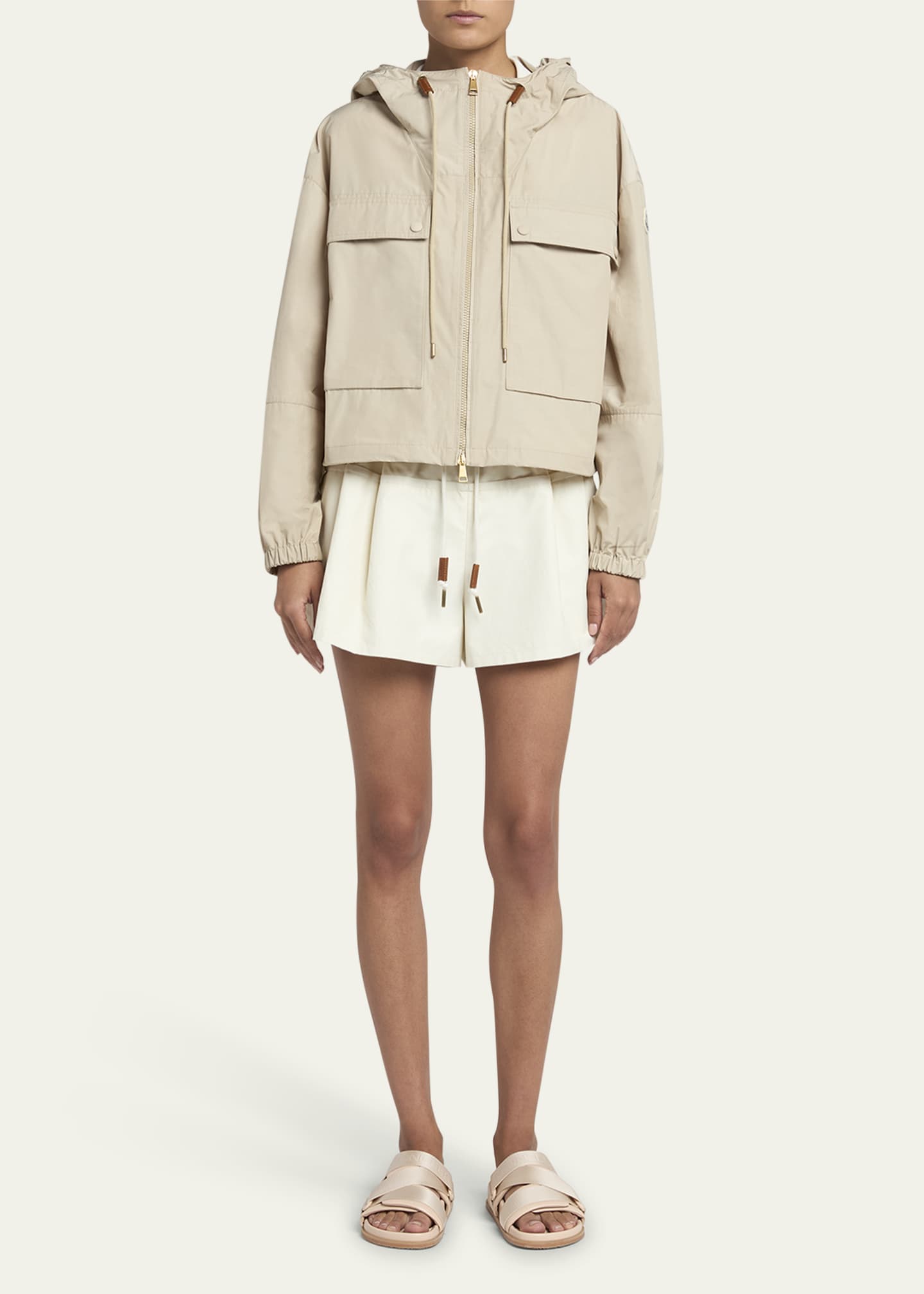 Moncler Sauvan Short Parka Image 2 of 5