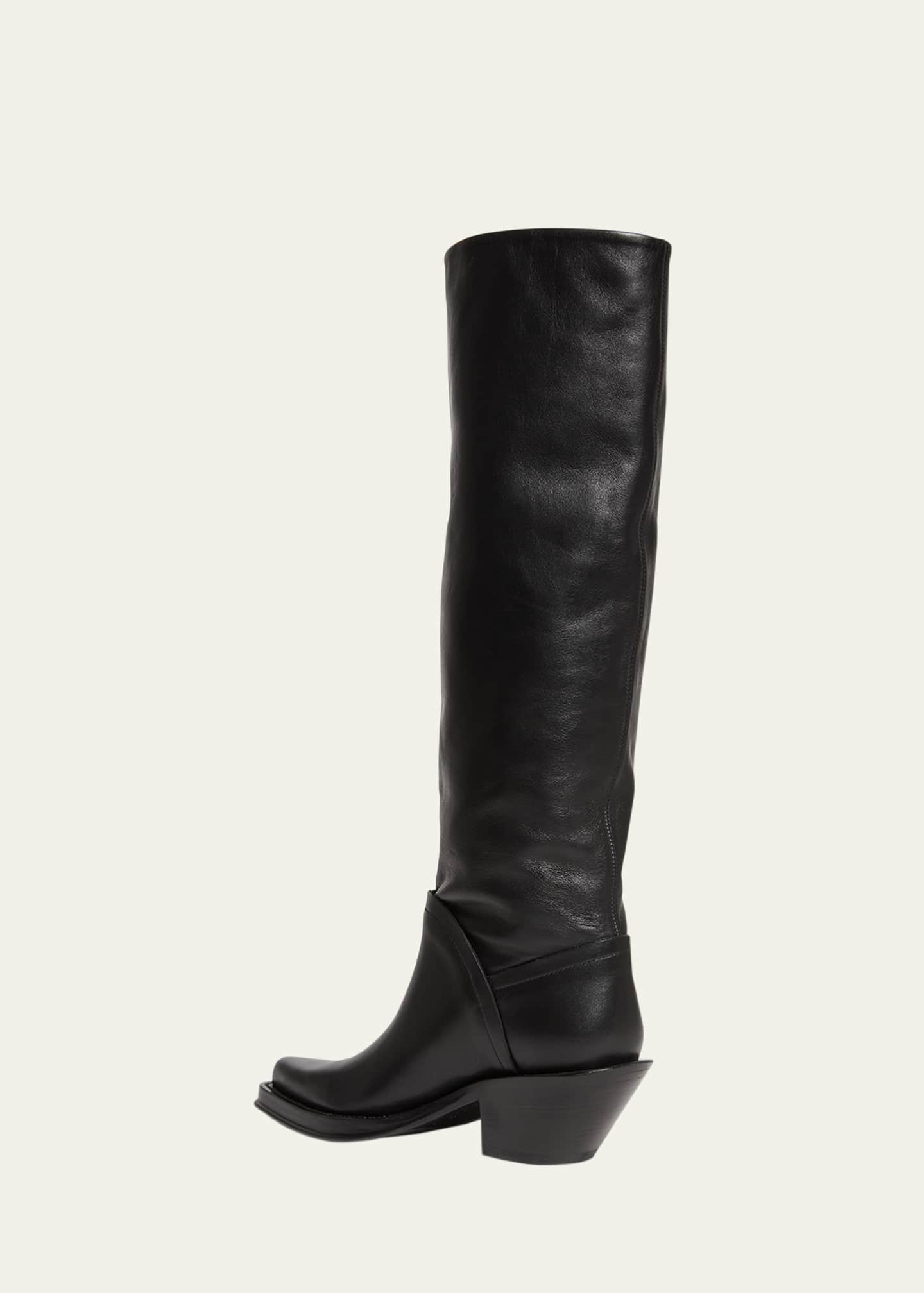Gabriela Hearst Camero Slouchy Leather Knee Boots Image 4 of 5