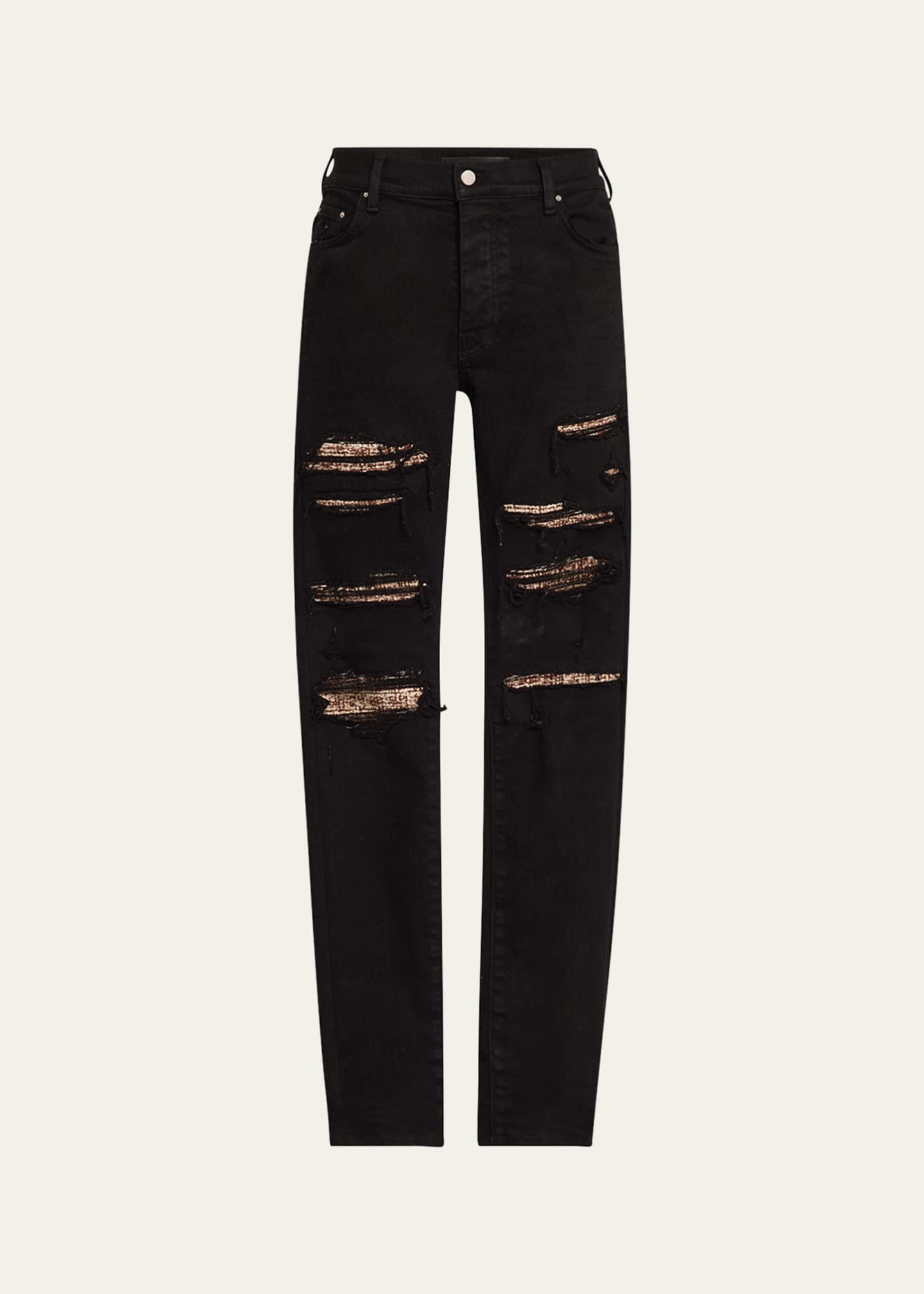 Amiri Men's Boucle Thrasher Skinny Jeans Image 1 of 5