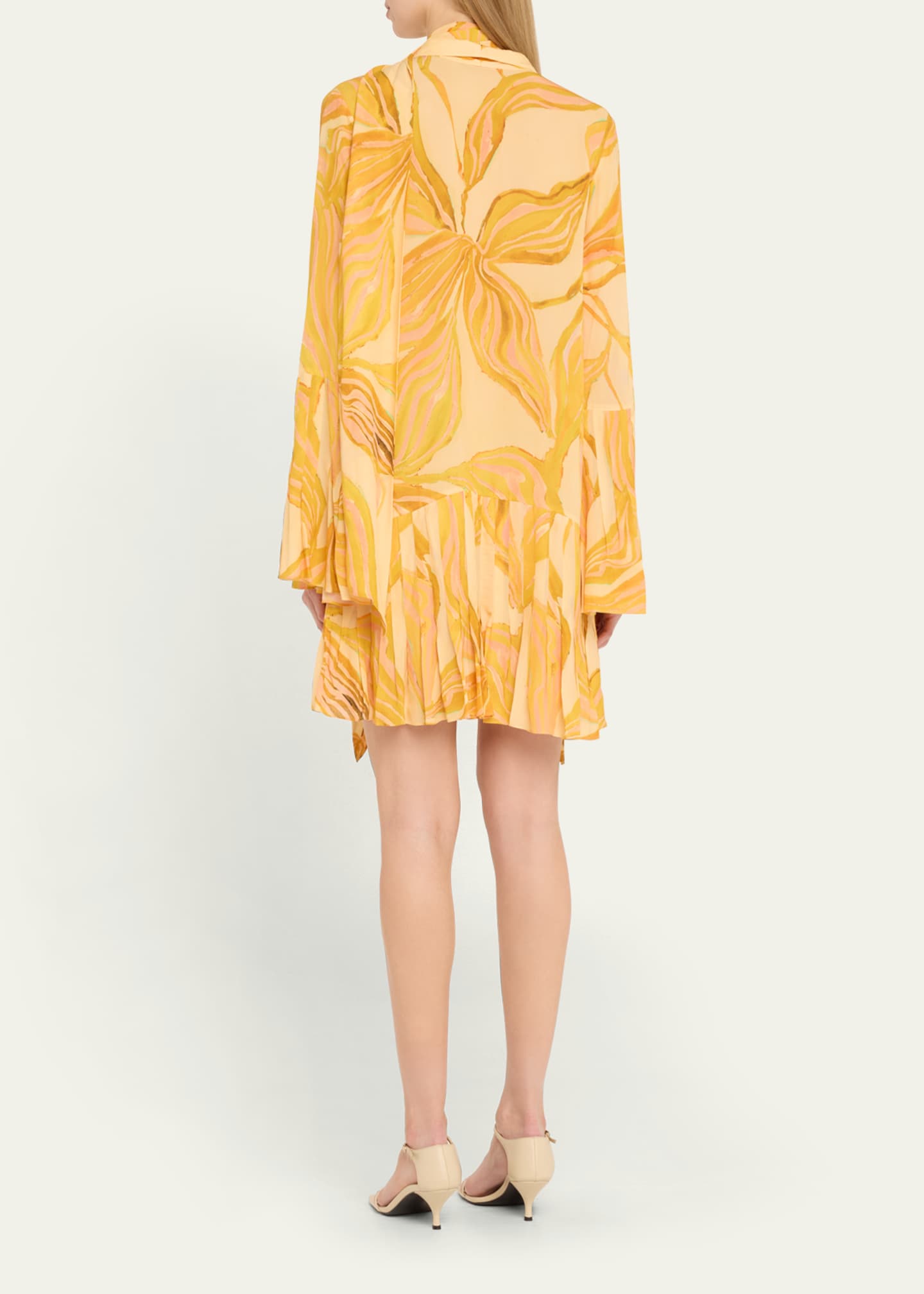 Alexis Kazan Printed Scarf Shirtdress Image 3 of 5