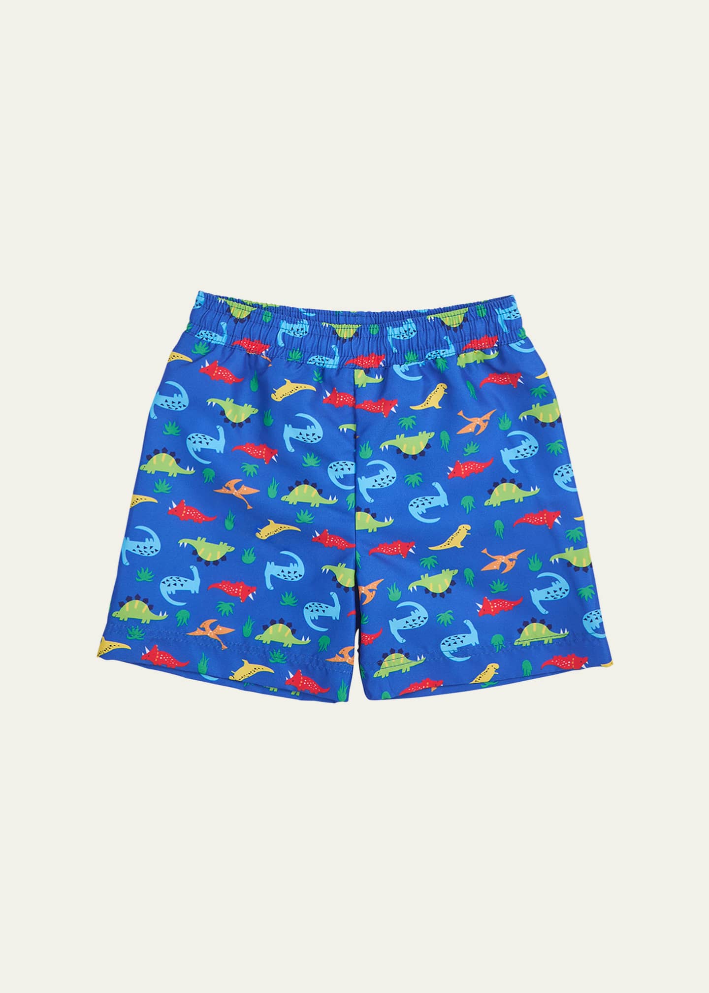 Florence Eiseman Boy's Dino-Print Swim Shorts, Size 6M-24M