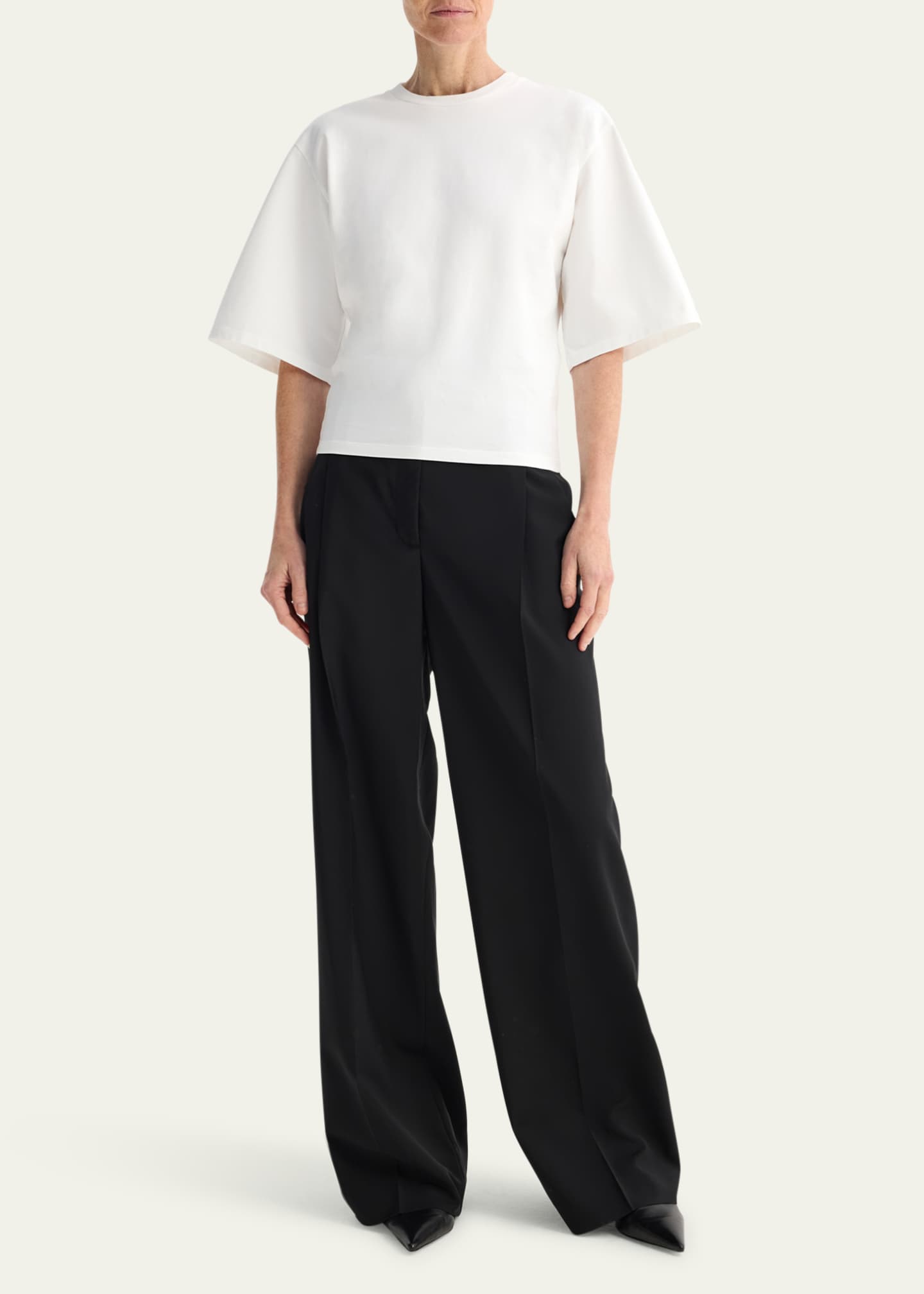 Rohe Fitted Cotton T-shirt Image 2 of 5