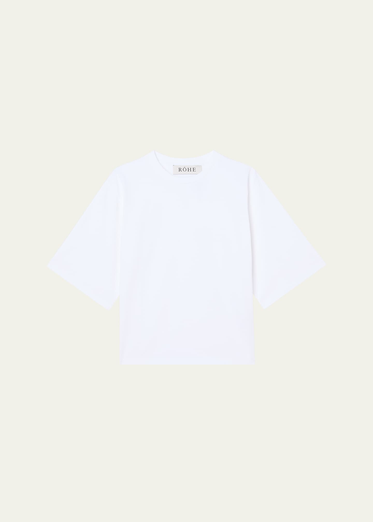 Rohe Fitted Cotton T-shirt Image 1 of 5