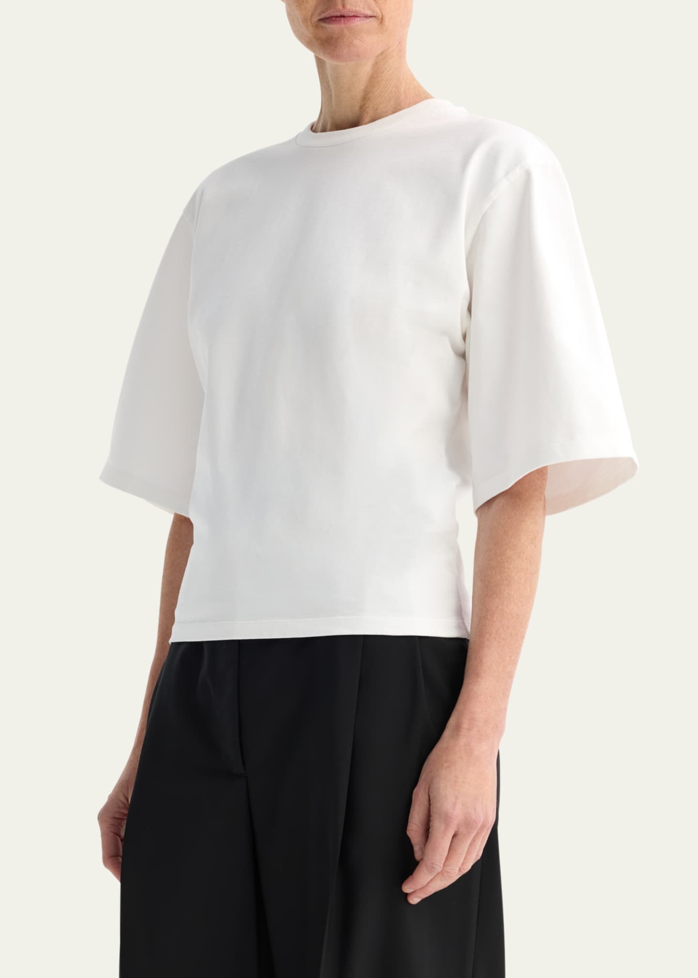 Rohe Fitted Cotton T-shirt Image 5 of 5