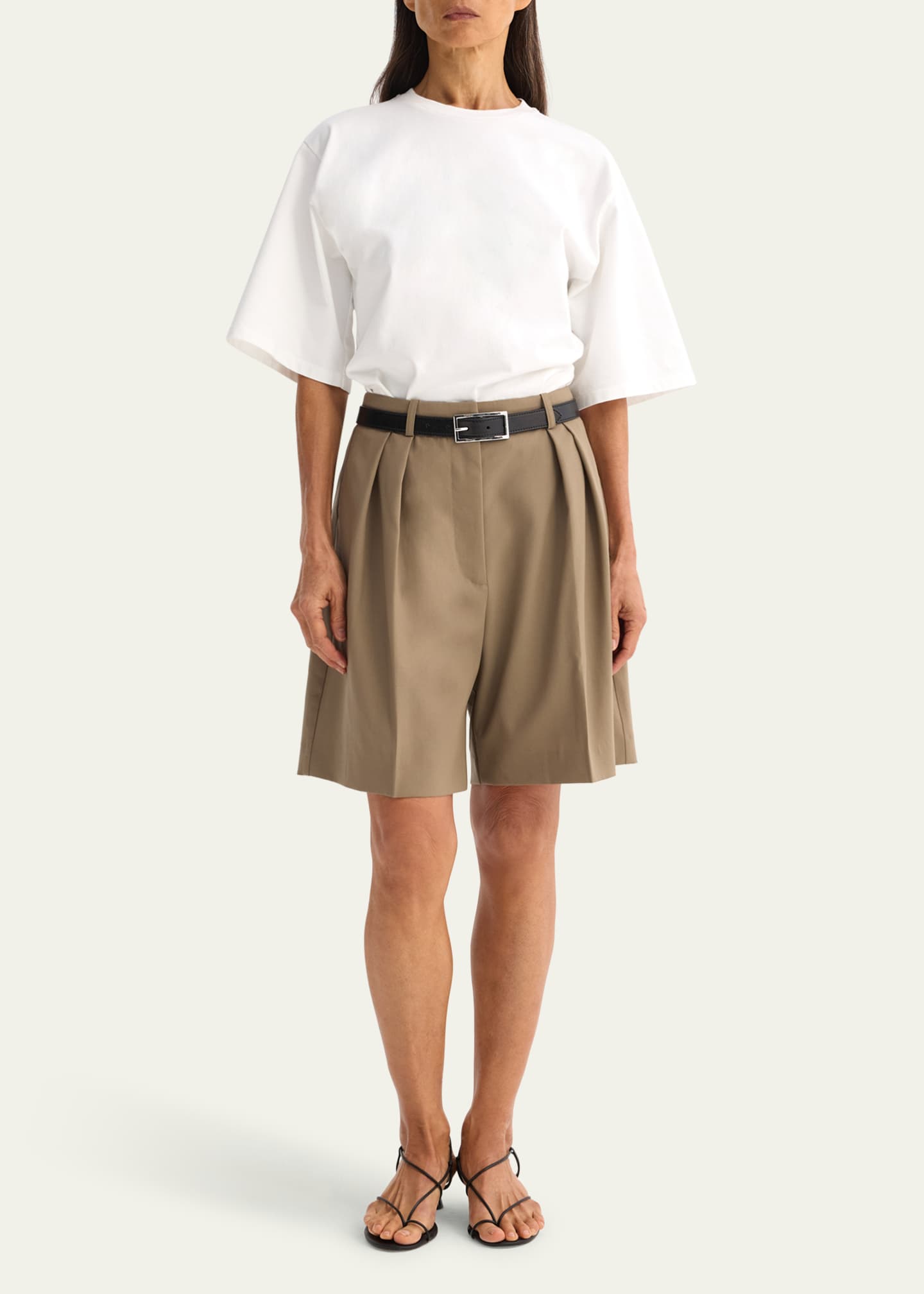 Rohe Tailored Wide-Leg Shorts Image 2 of 5