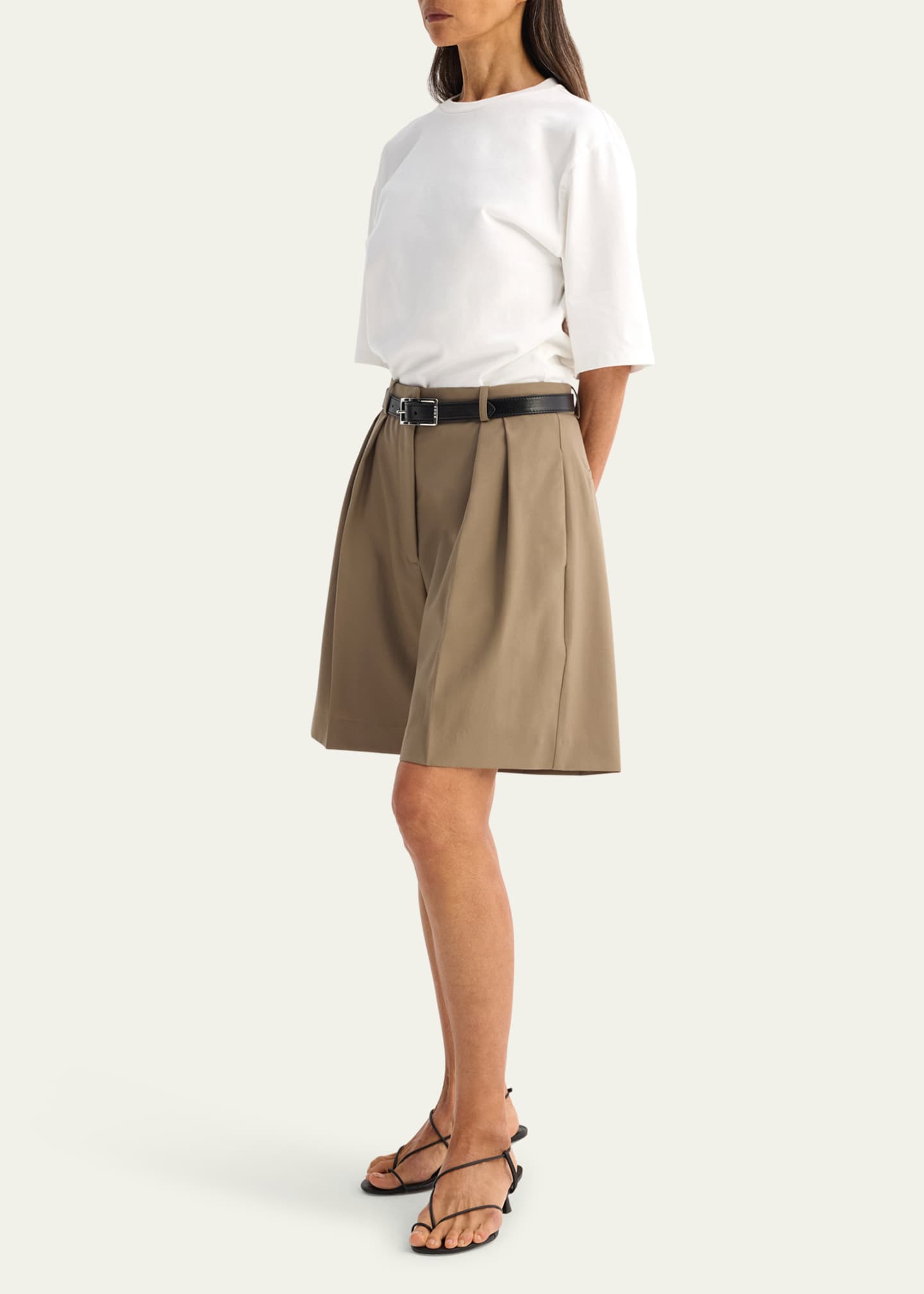 Rohe Tailored Wide-Leg Shorts Image 4 of 5