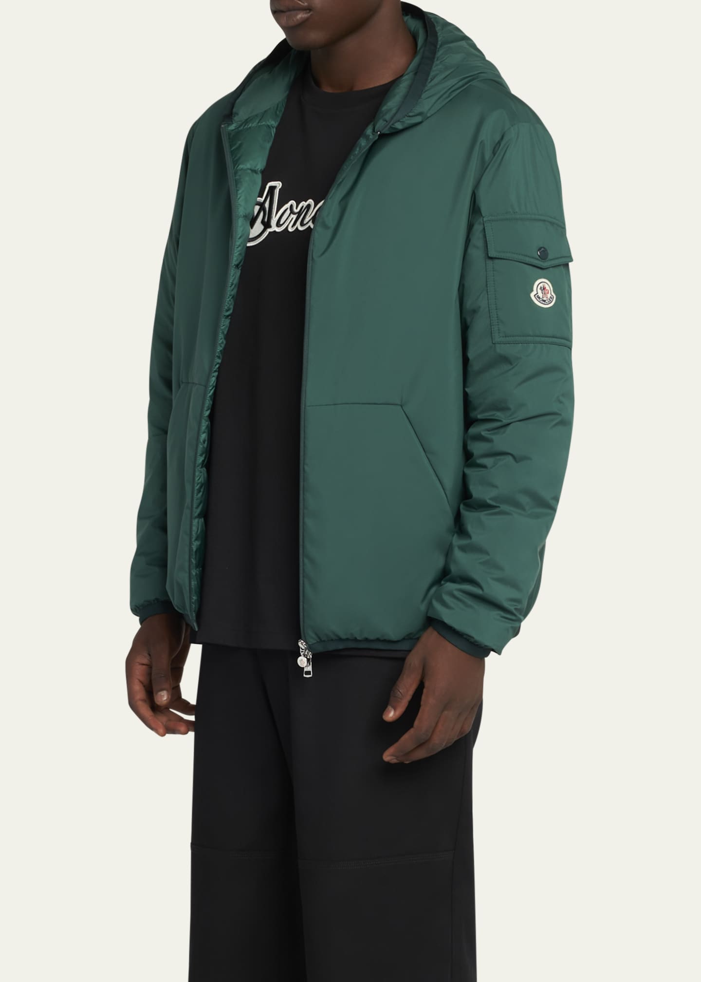 Moncler Men's Monteynard Hooded Down Jacket Image 4 of 5