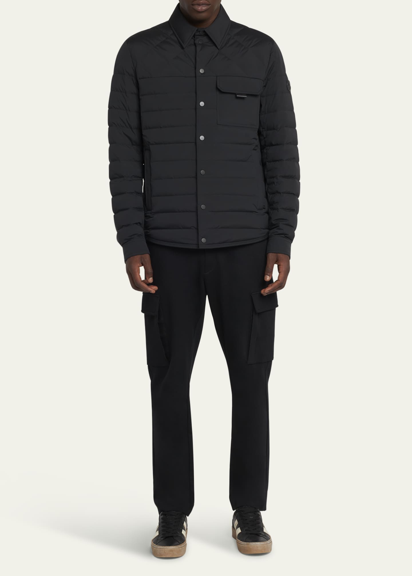 Moncler Men's Iseran Down Overshirt Image 2 of 5