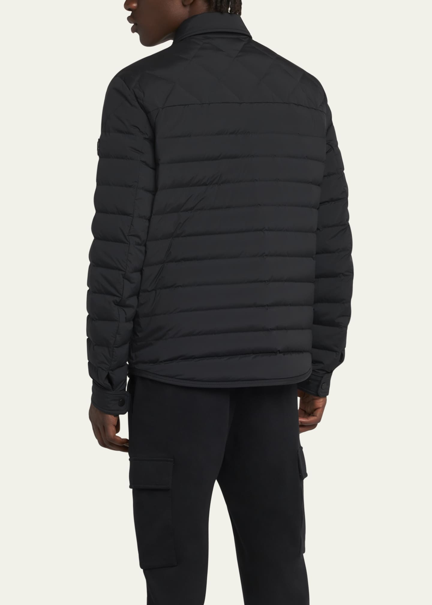 Moncler Men's Iseran Down Overshirt Image 3 of 5